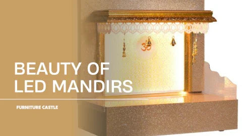 The beauty of LED-backlit mandirs in modern homes