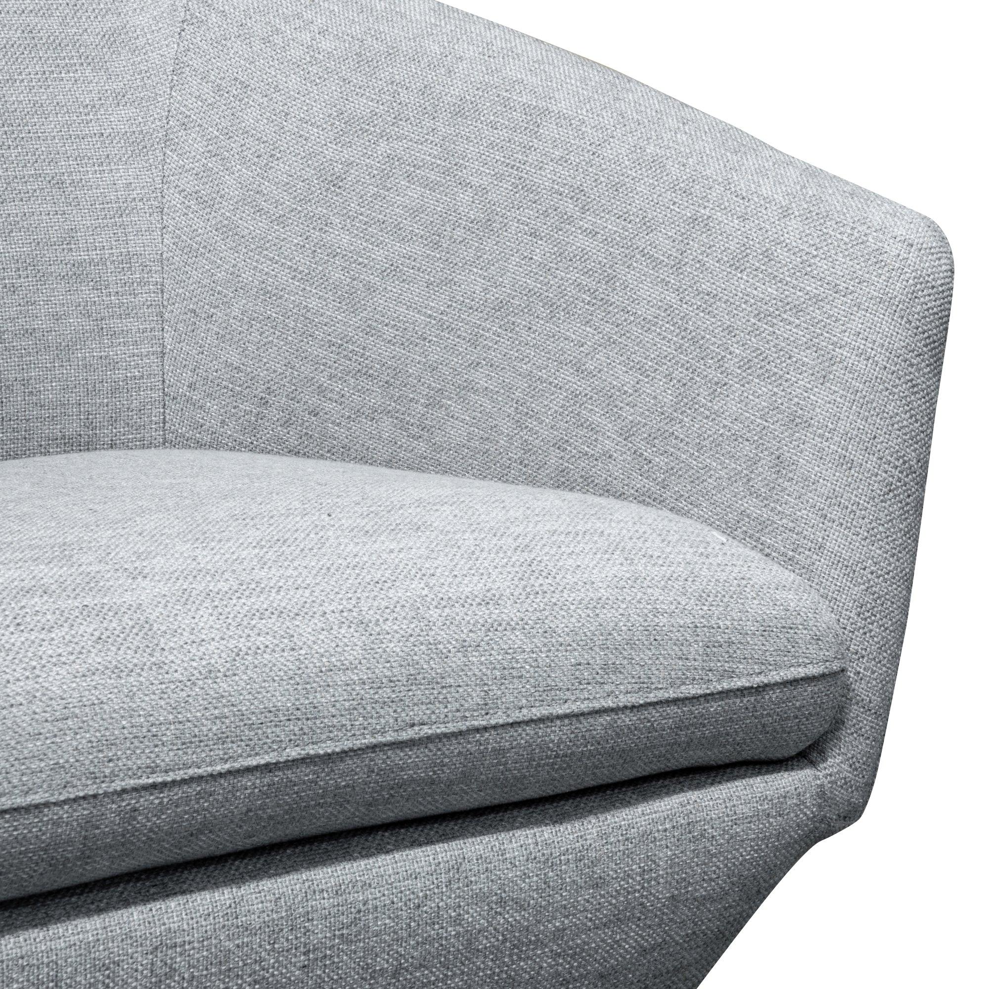 FC Fabric Lounge Chair - Light Grey