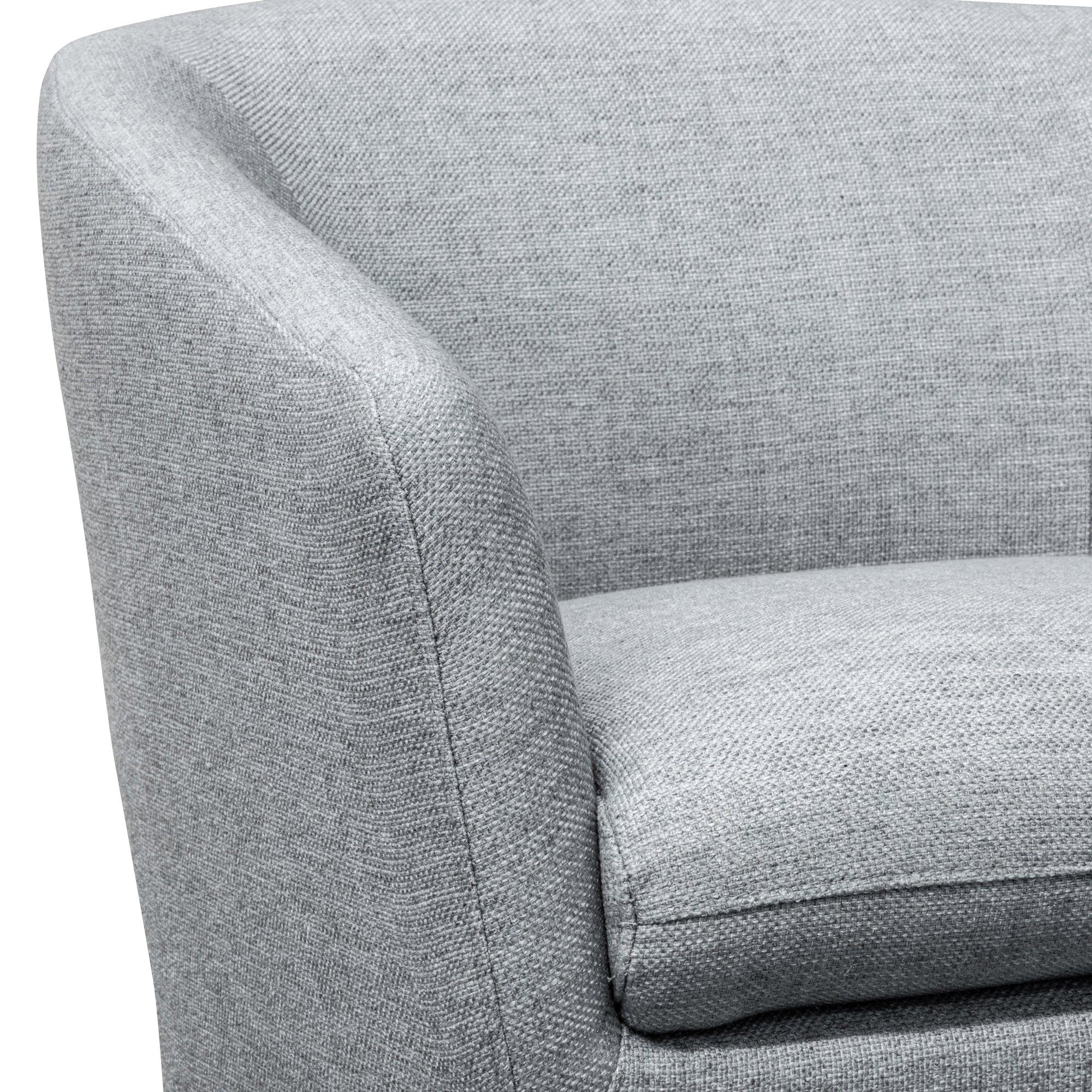 FC Fabric Lounge Chair - Light Grey