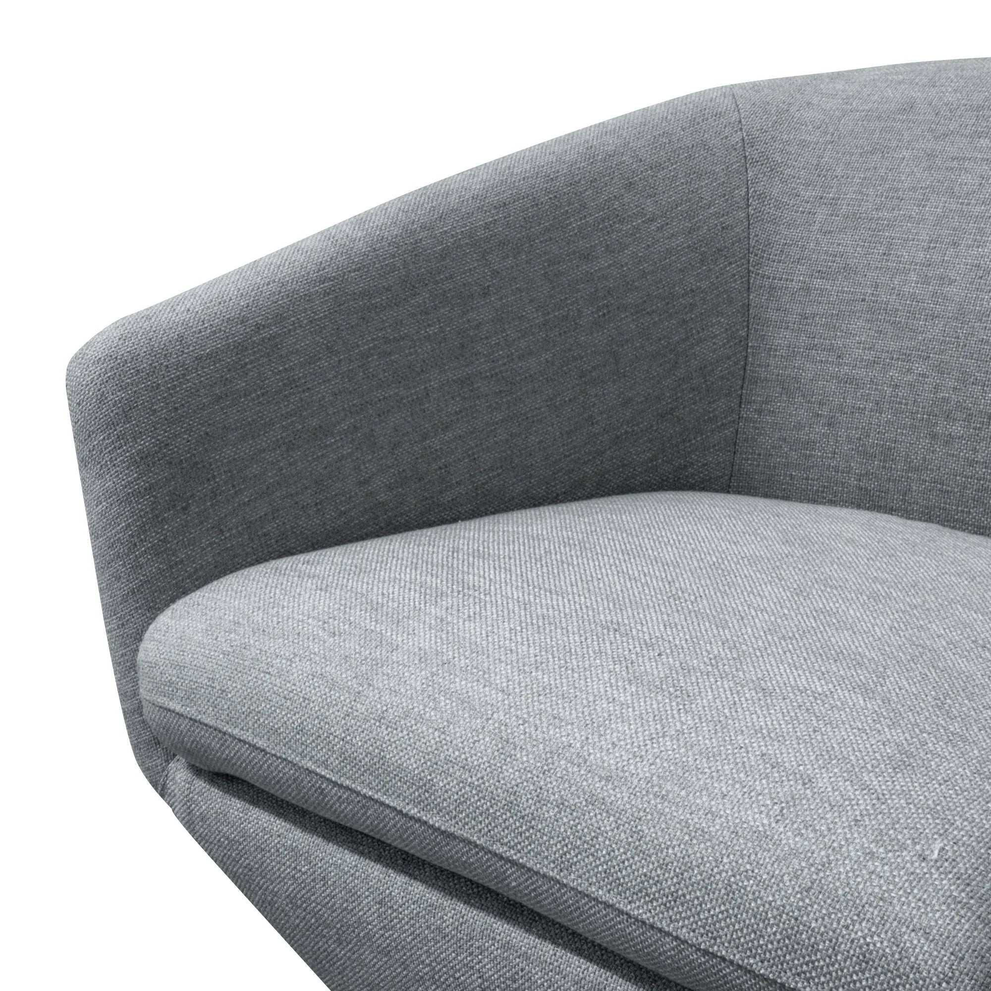 FC Fabric Lounge Chair - Light Grey