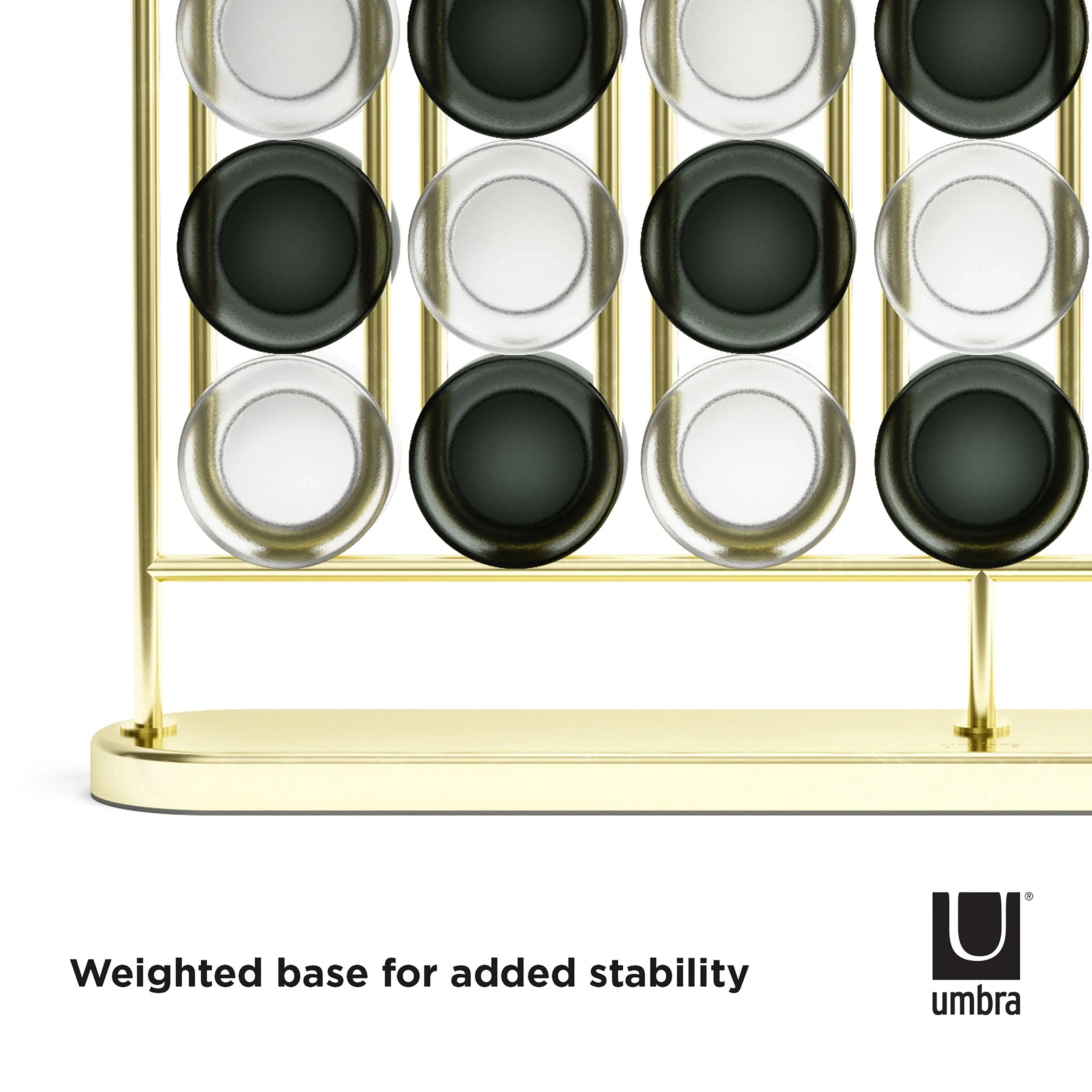 Umbra Stax Brass 32X5X27cm - Furniture Castle