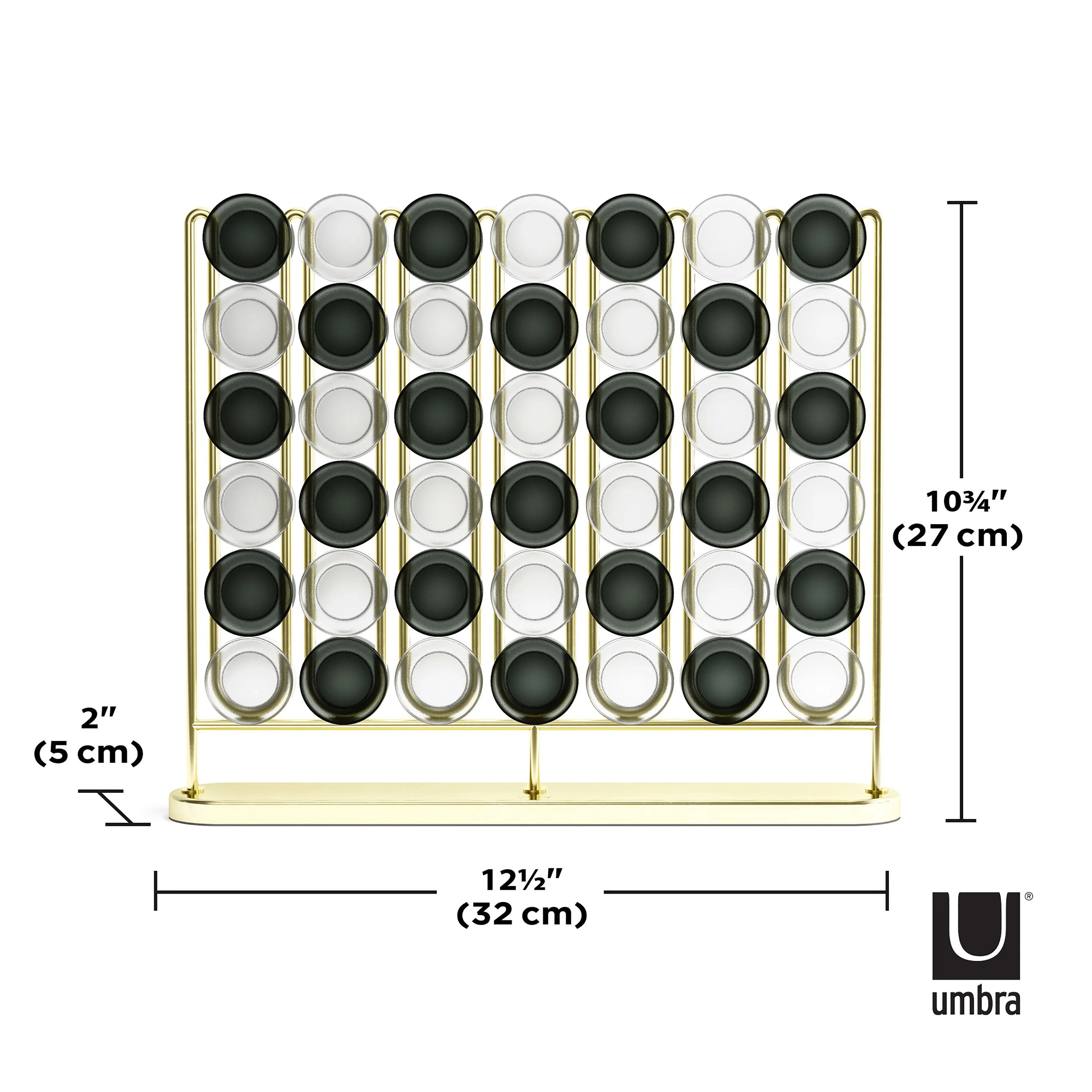 Umbra Stax Brass 32X5X27cm - Furniture Castle