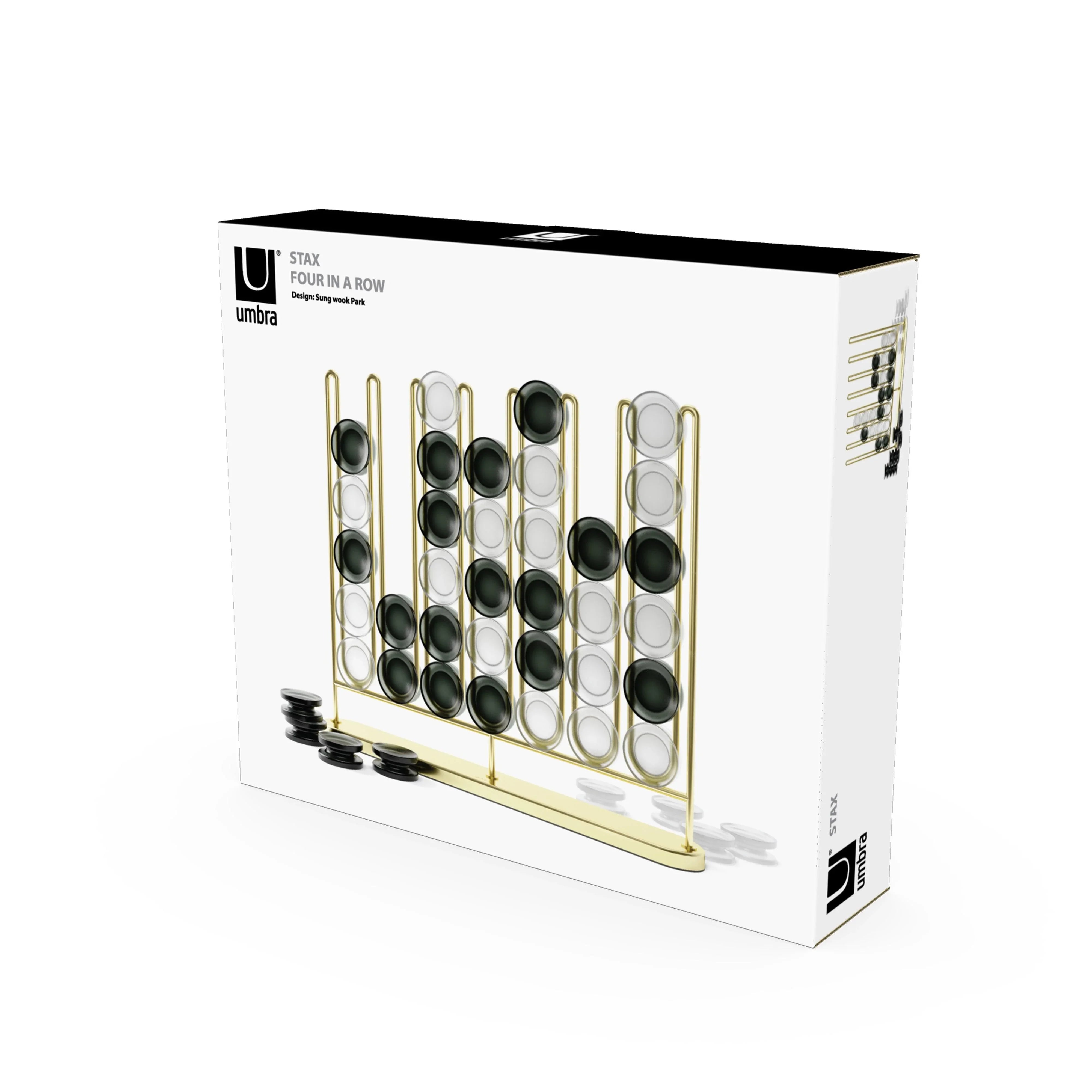 Umbra Stax Brass 32X5X27cm - Furniture Castle
