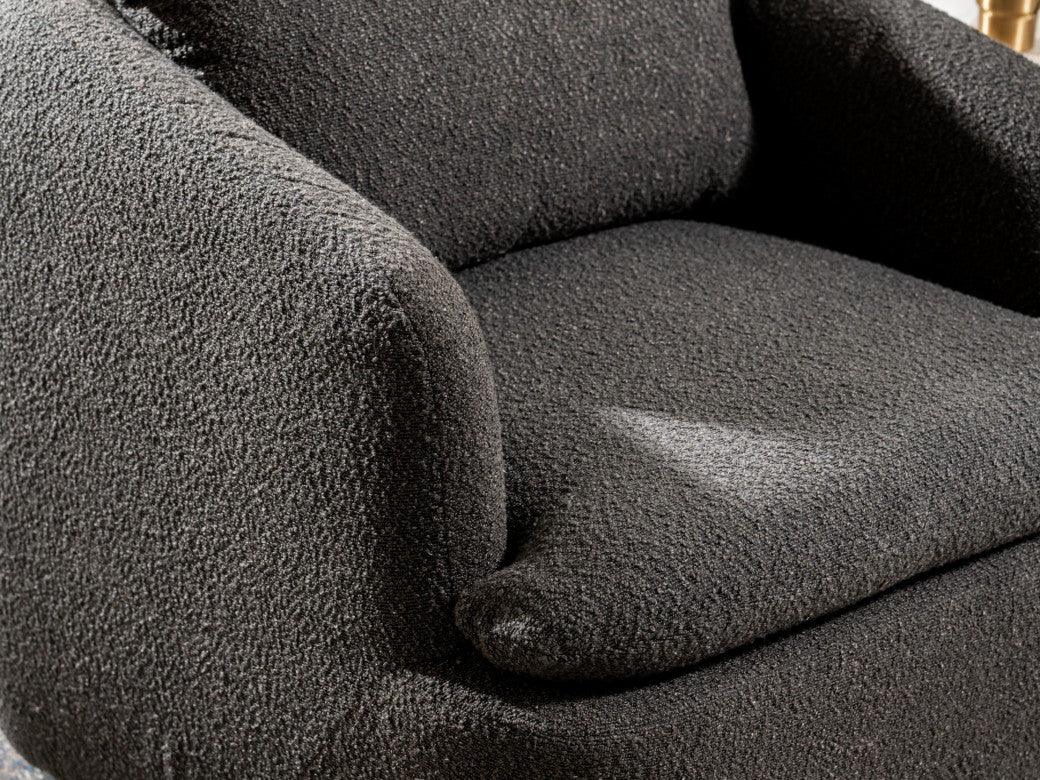 Atlantic Swivel Occasional Chair Dark Grey