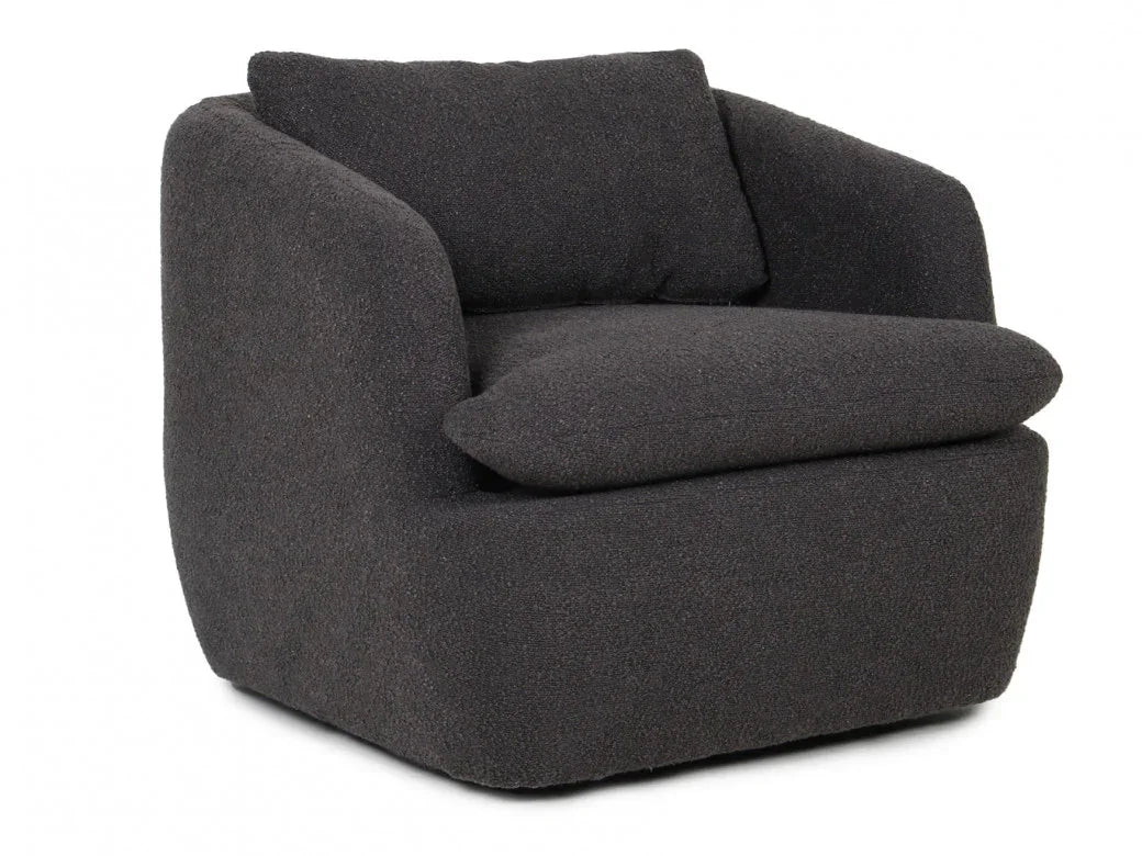 Atlantic Swivel Occasional Chair Dark Grey