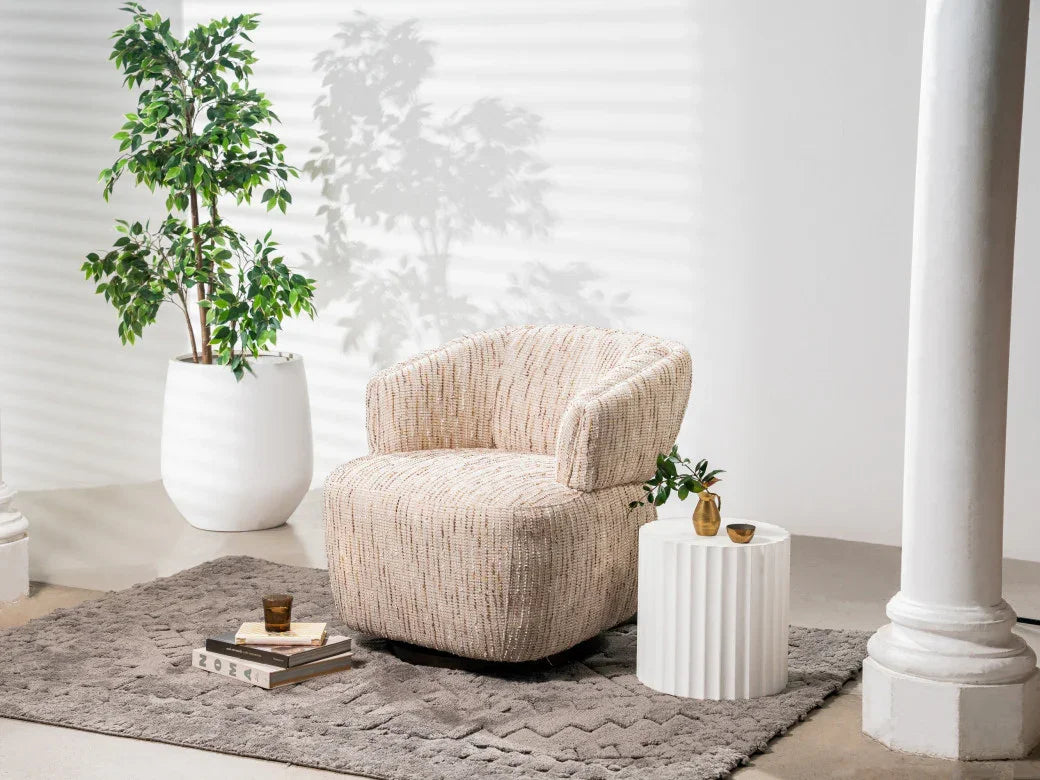 Toorak Swivel Occasional Chair Birch