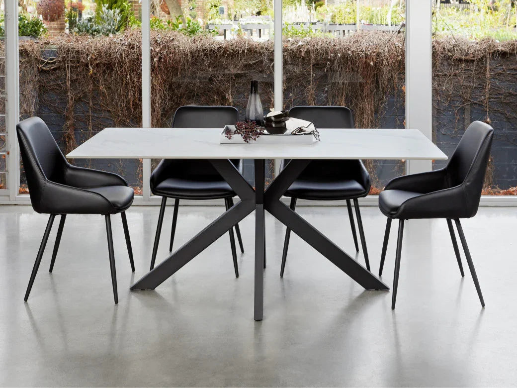 Lazio Dining Table Snow White