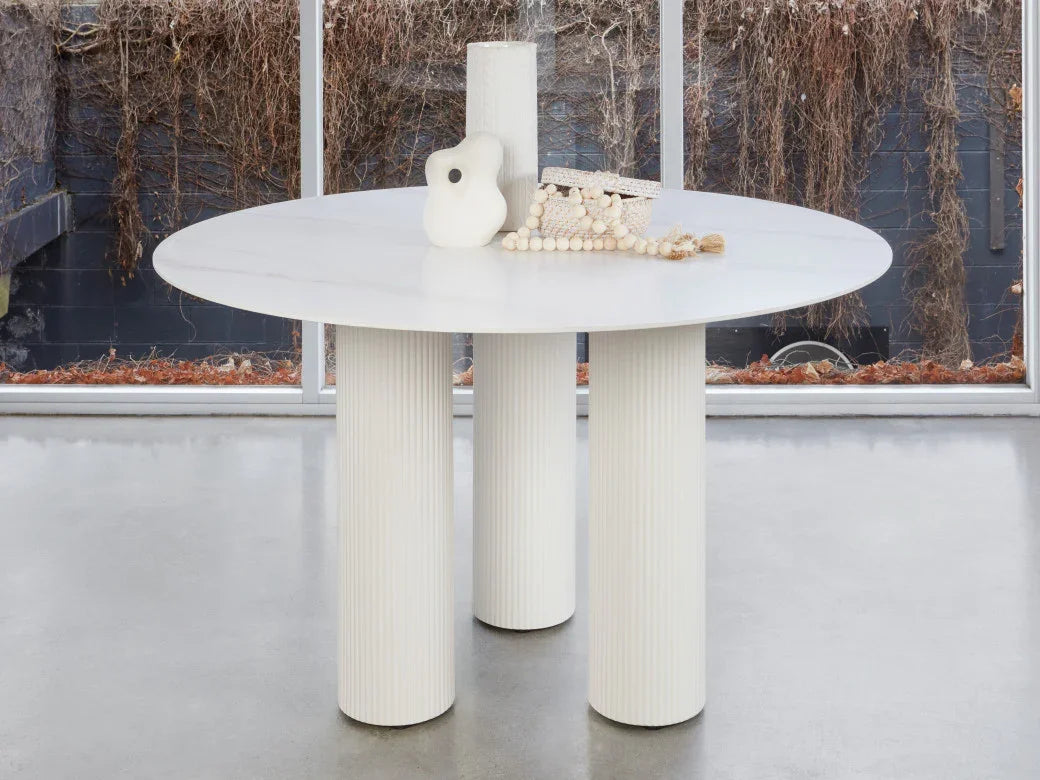 Cube Dining Table White sevella