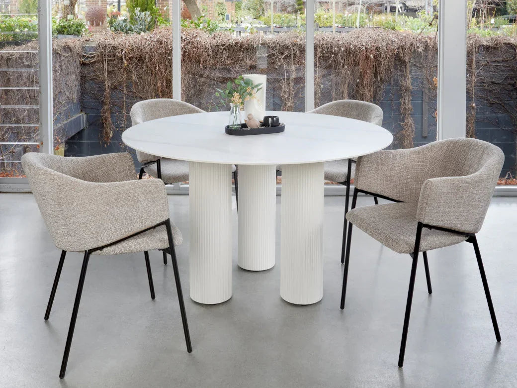 Cube Dining Table White sevella