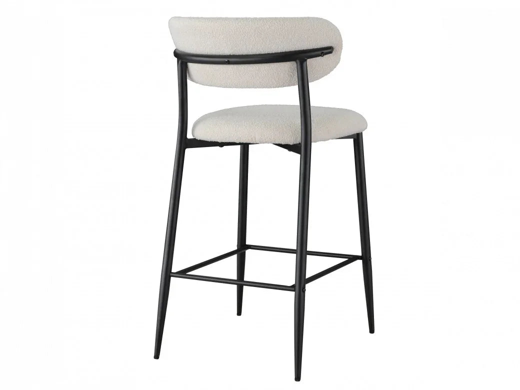 Naples Bar Stool Off White Set of 2