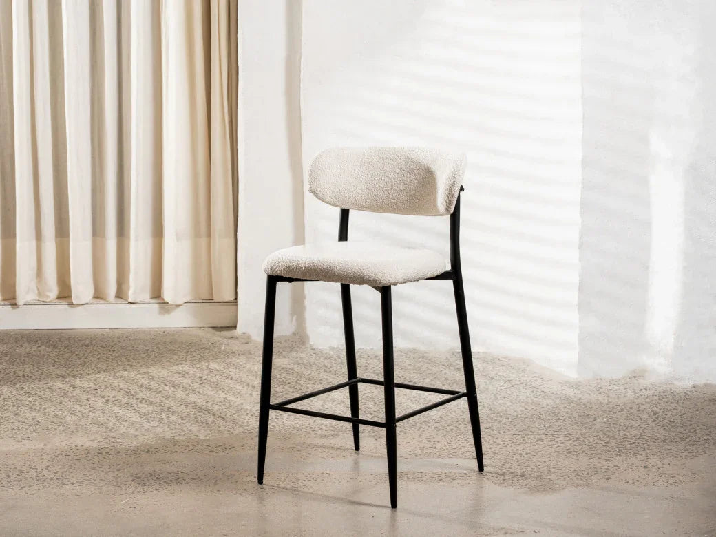 Naples Bar Stool Off White Set of 2