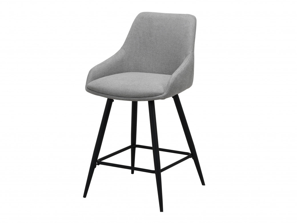 Ashton Bar Stool Silver Grey (Set of 2)
