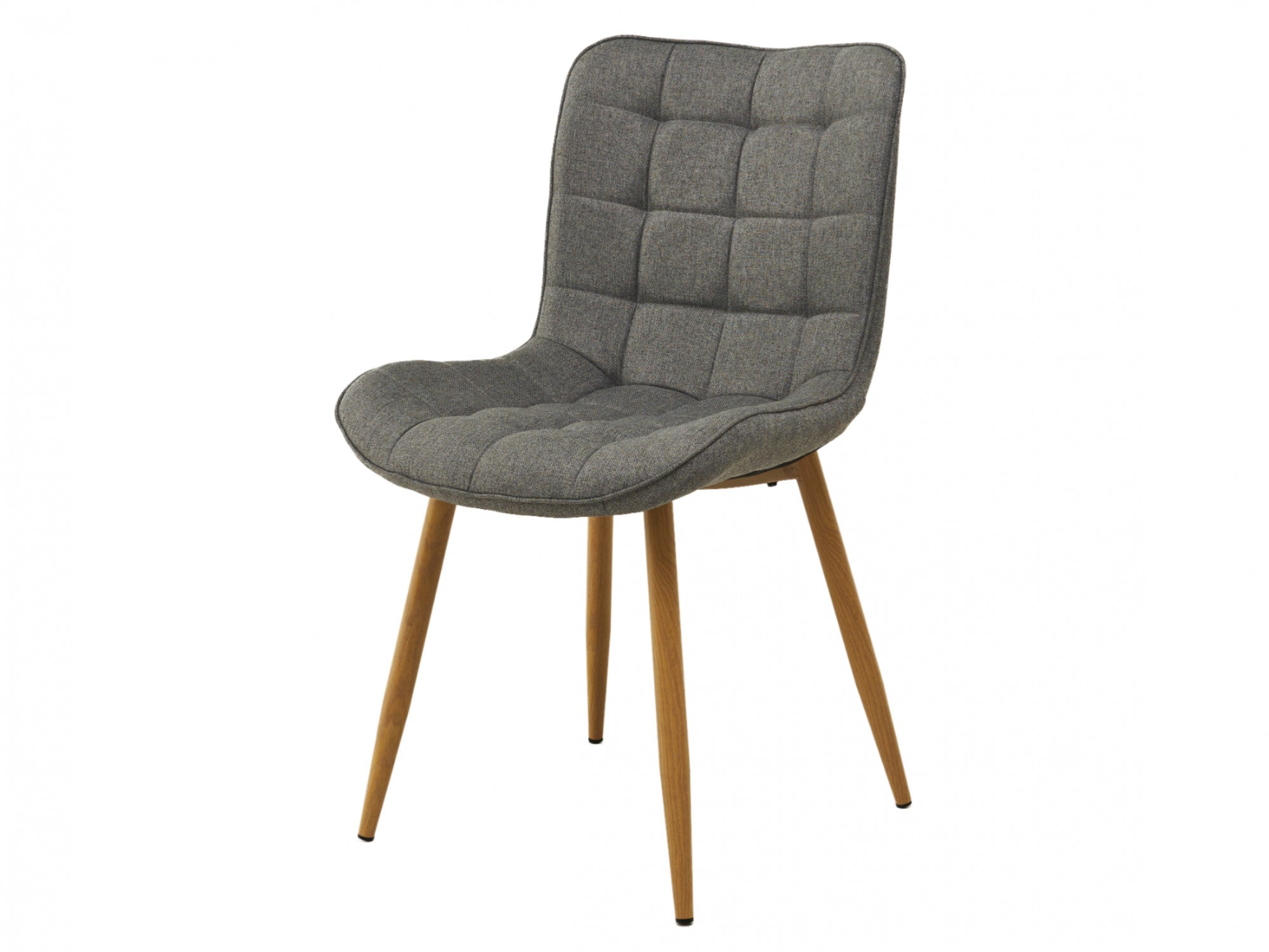 Sydney Dining Chair β Ash | Textured Fabric & Ash Wood-Effect Frame (Set of 4)