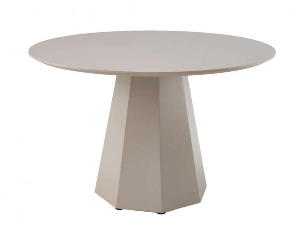 Monet Dining Table Round Putty 120cm x76cm