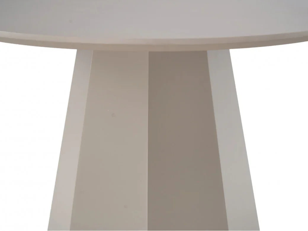 Monet Dining Table Round Putty 120cm x76cm