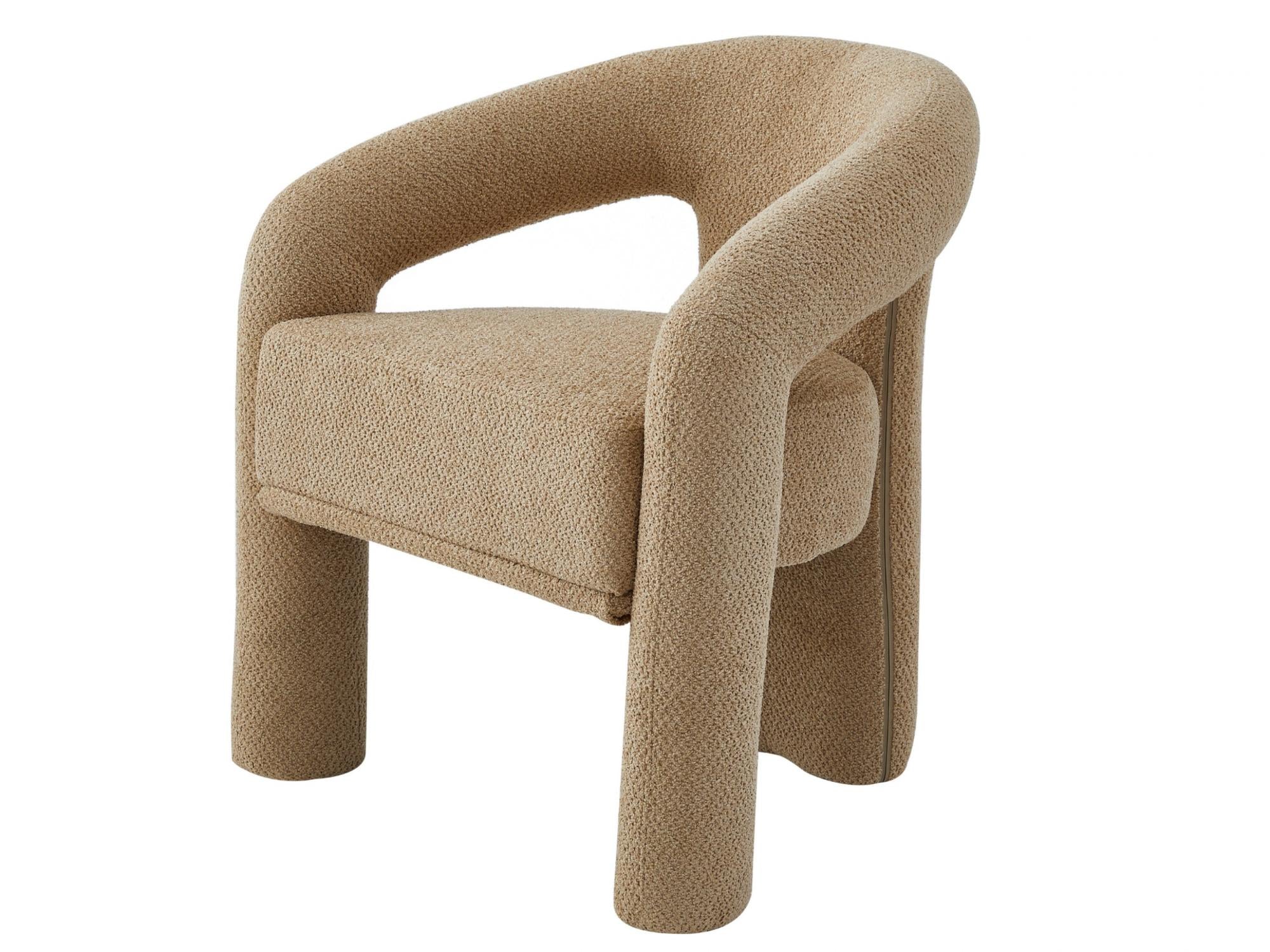 Alba Dining Chair β Sand | Chenille Fabric Upholstery
