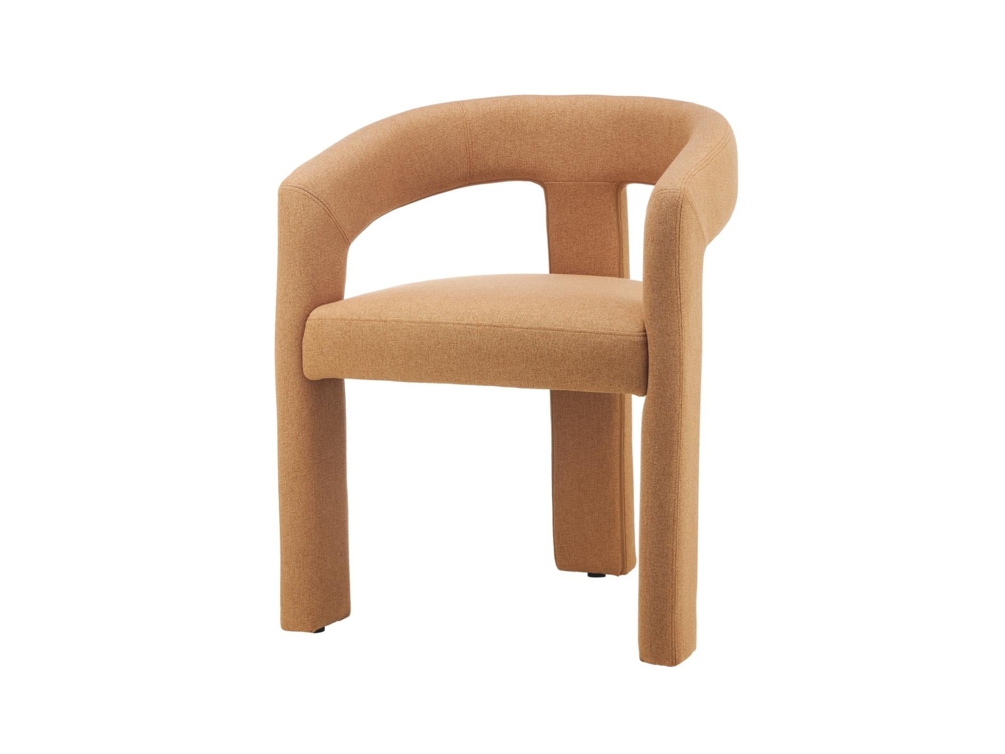 Princeton Dining Chair β Orange | Linen Fabric Upholstery (Set of 2)