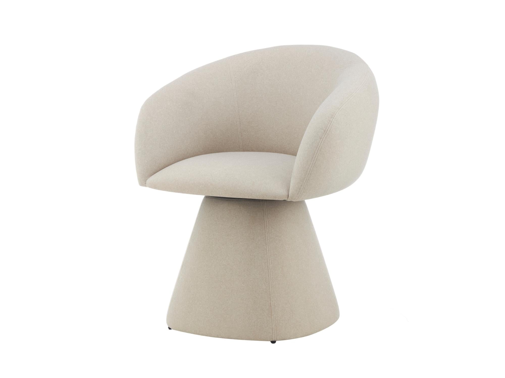 Lugarno Dining Chair β Linen | Mohair Fabric Upholstery