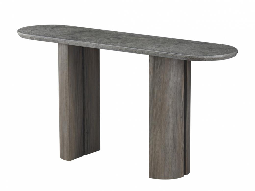 Corfu Console Table Grey Marble