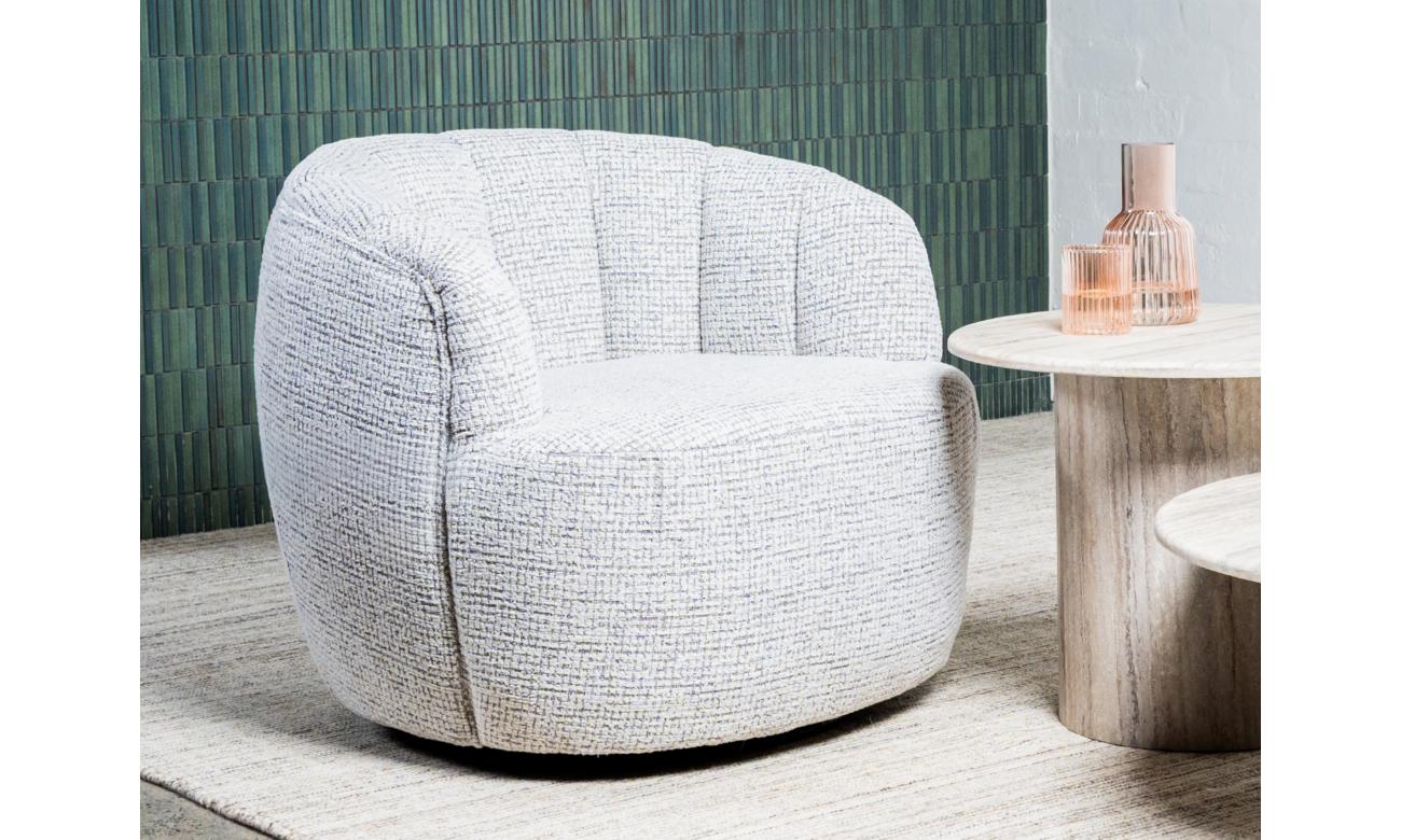 Arlington Swivel Occasional Chair Grey