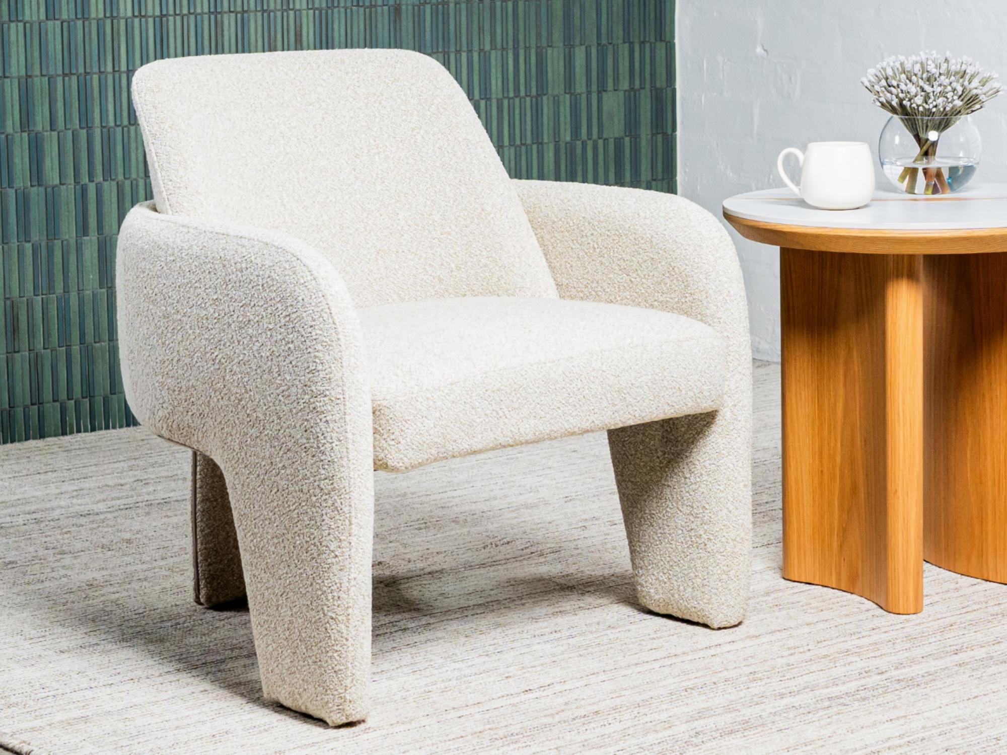 Zurich Occasional Chair – Sahara | Chenille Fabric