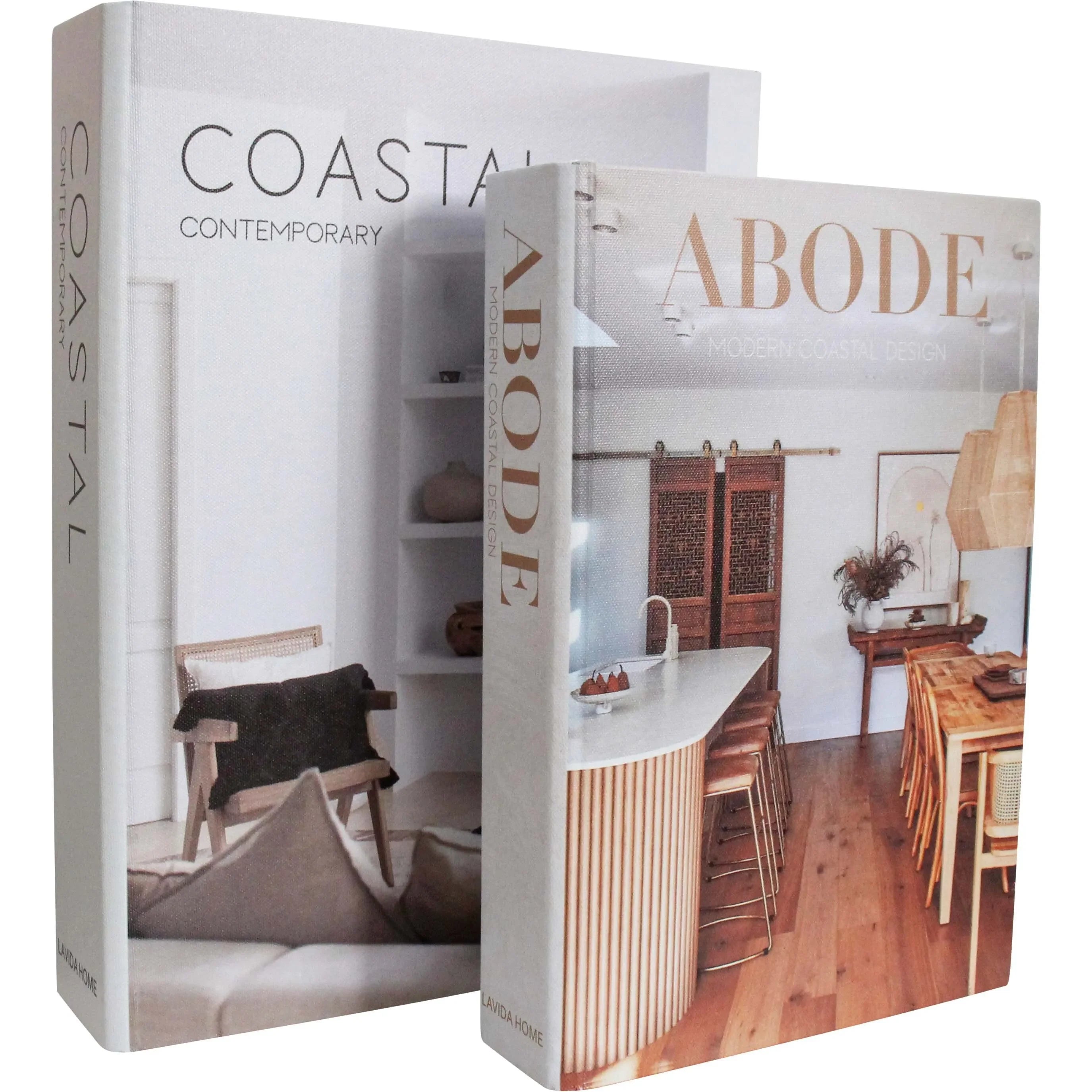 Book Box S/2 Lrg Coastal Abode