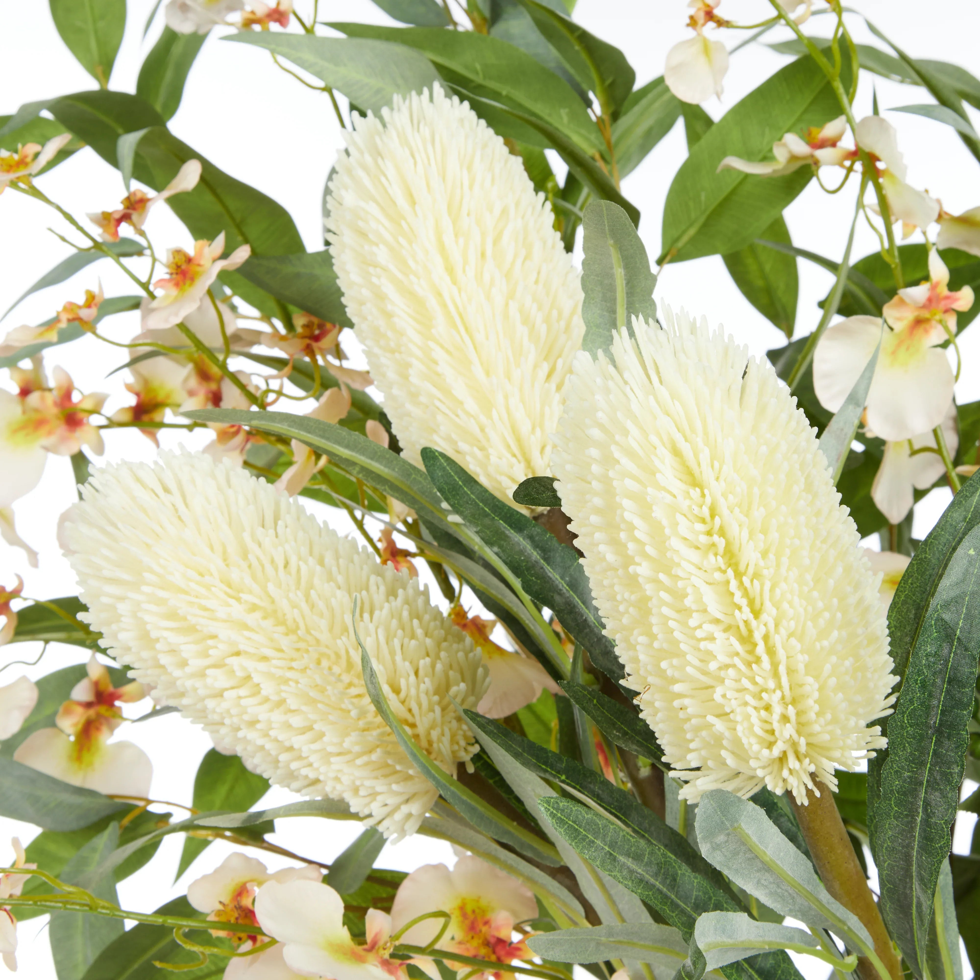 Rogue Dancing Orchid Twistie Branch Mix-Cindy Vase Cream 91x66x91cm