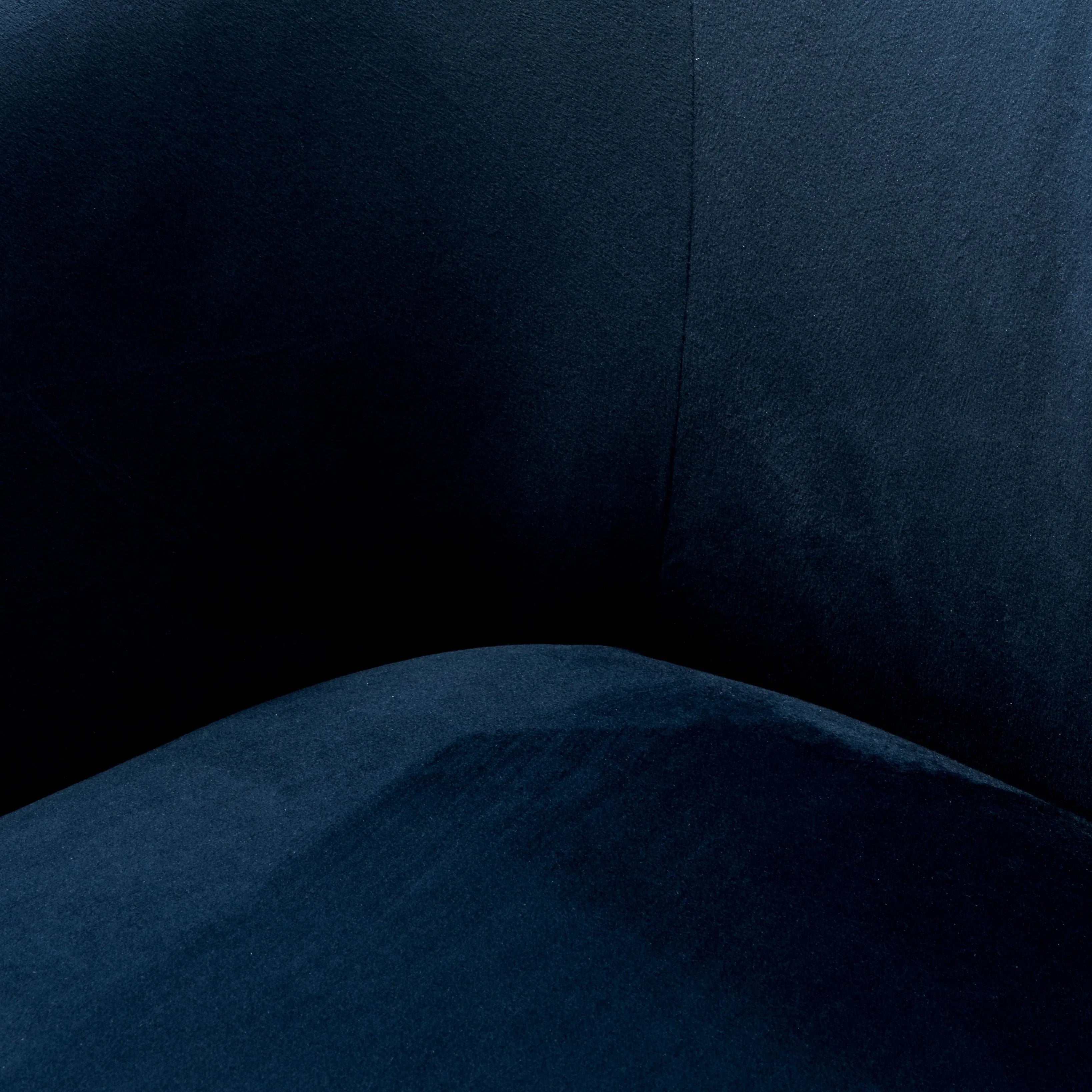 FC Lounge Chair - Navy Velvet