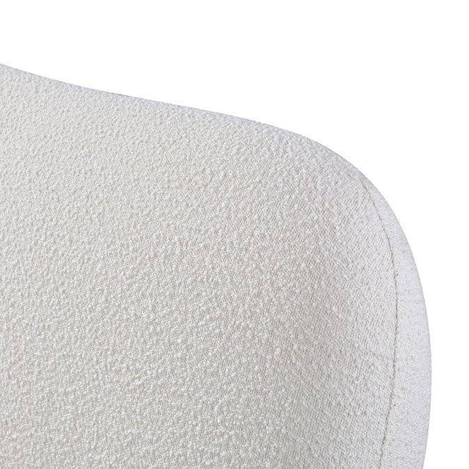 CBD8149-YO King Bed Frame - Cream White Boucle - Furniture Castle