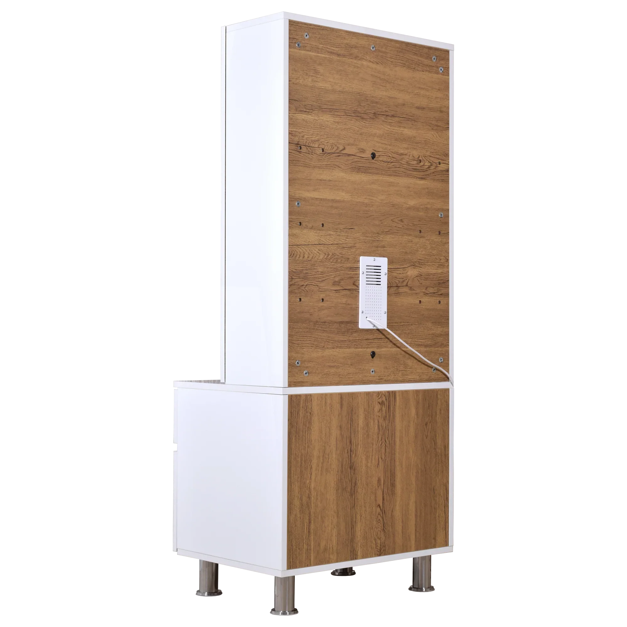 F C Wooden Mandir with doors 5' x 2'