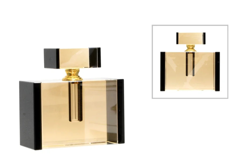 Perfume Bottle-Glass-Icon- Gold 12cm