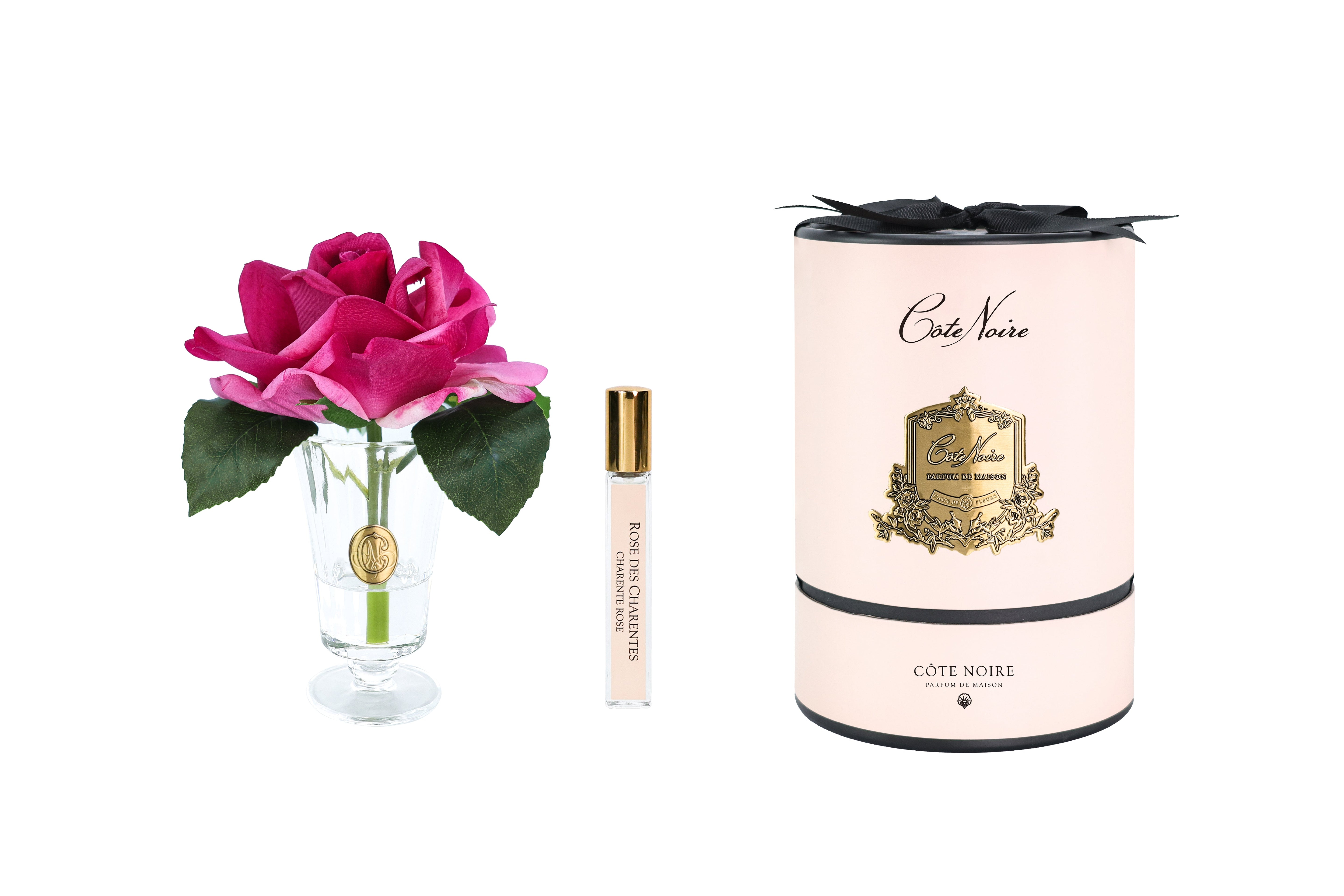 NEW - Cote Noire - Charente Rose in Magenta - Gold/Pink Box - CHR07