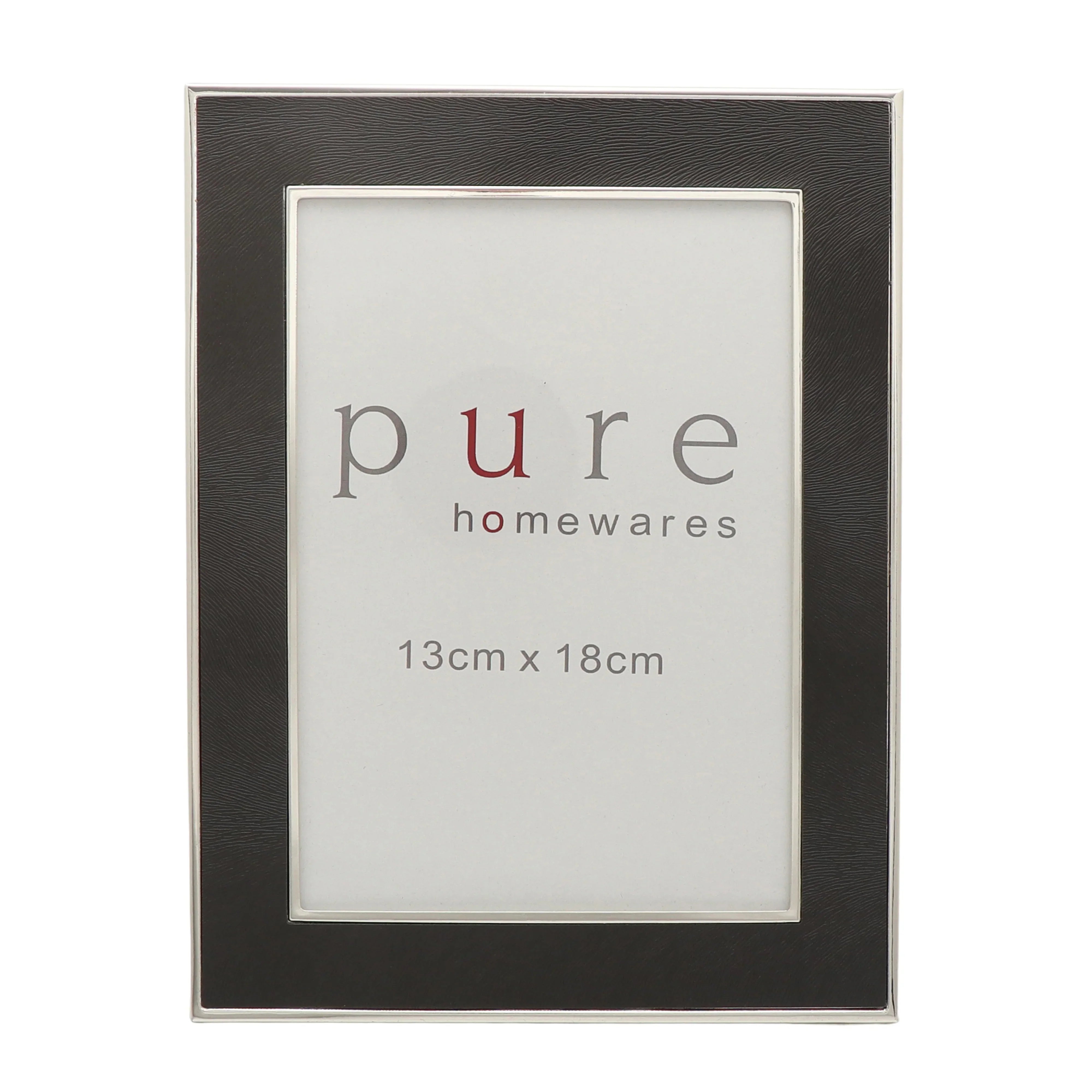 Blamey Charcoal Silver Frame 18 X 13 Large W16.5 X D1.4 X H21.5cm