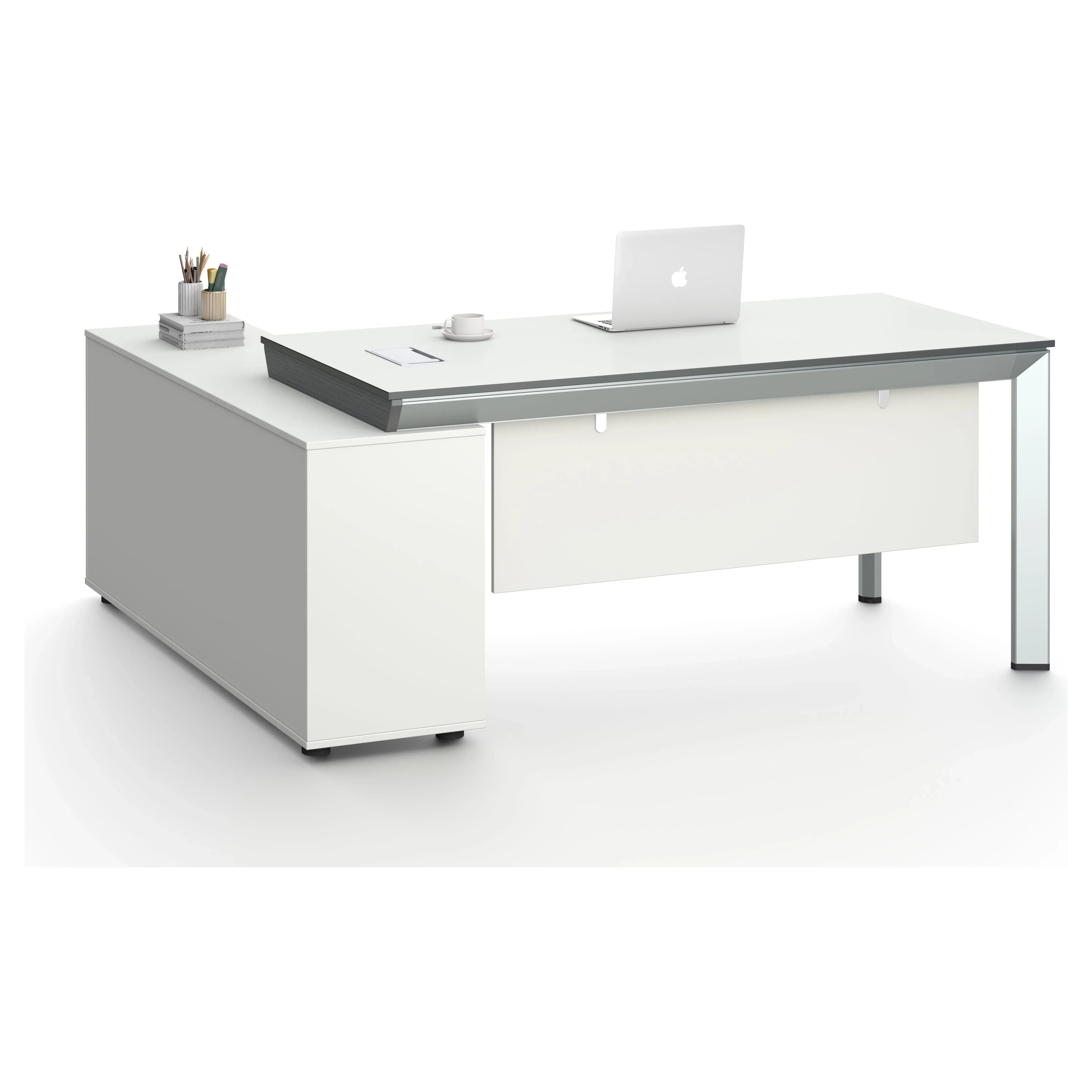 Nova Executive Desk 1.8m -White & Grey