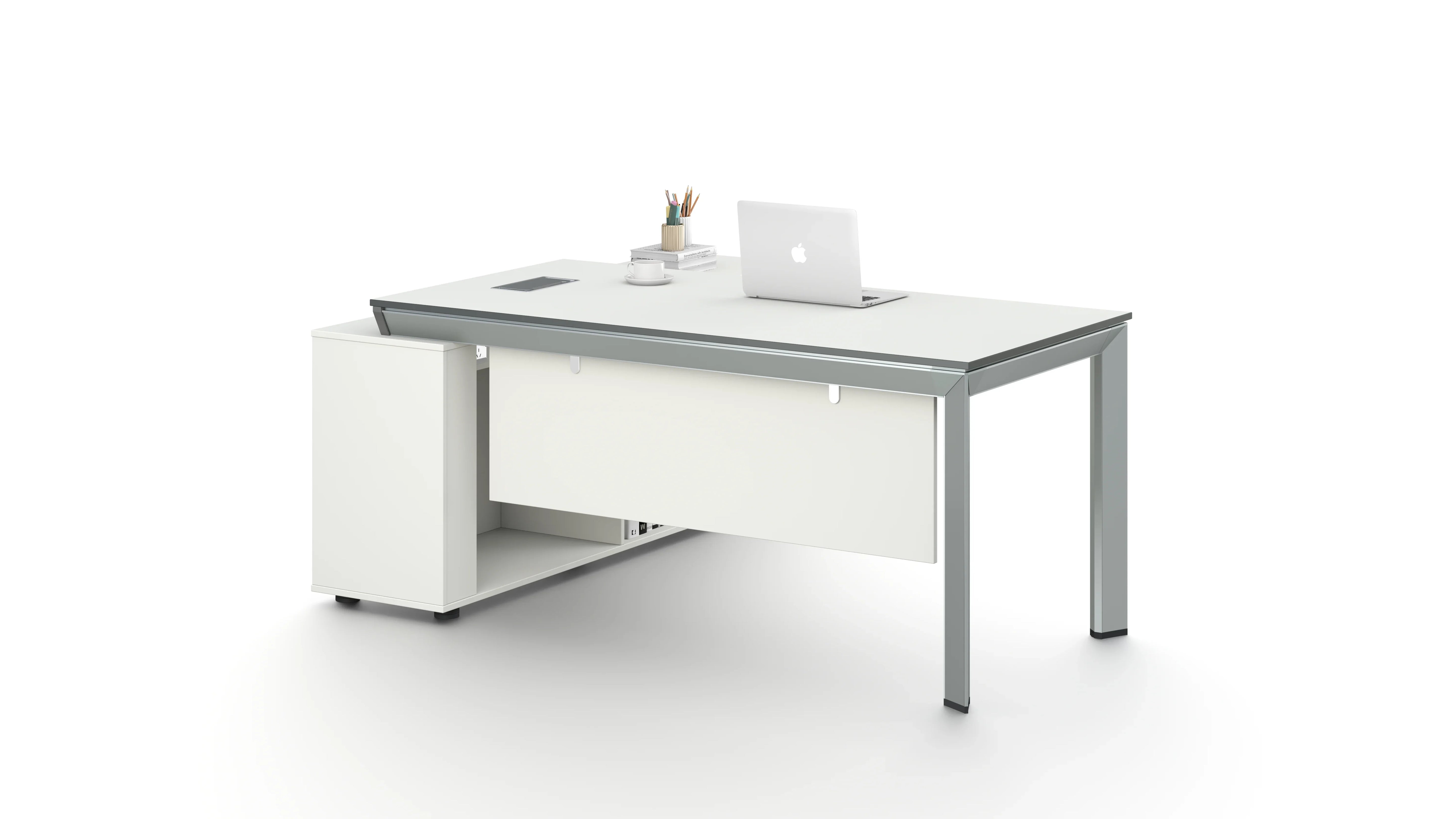 Nova Executive Desk 1.8m -White & Grey