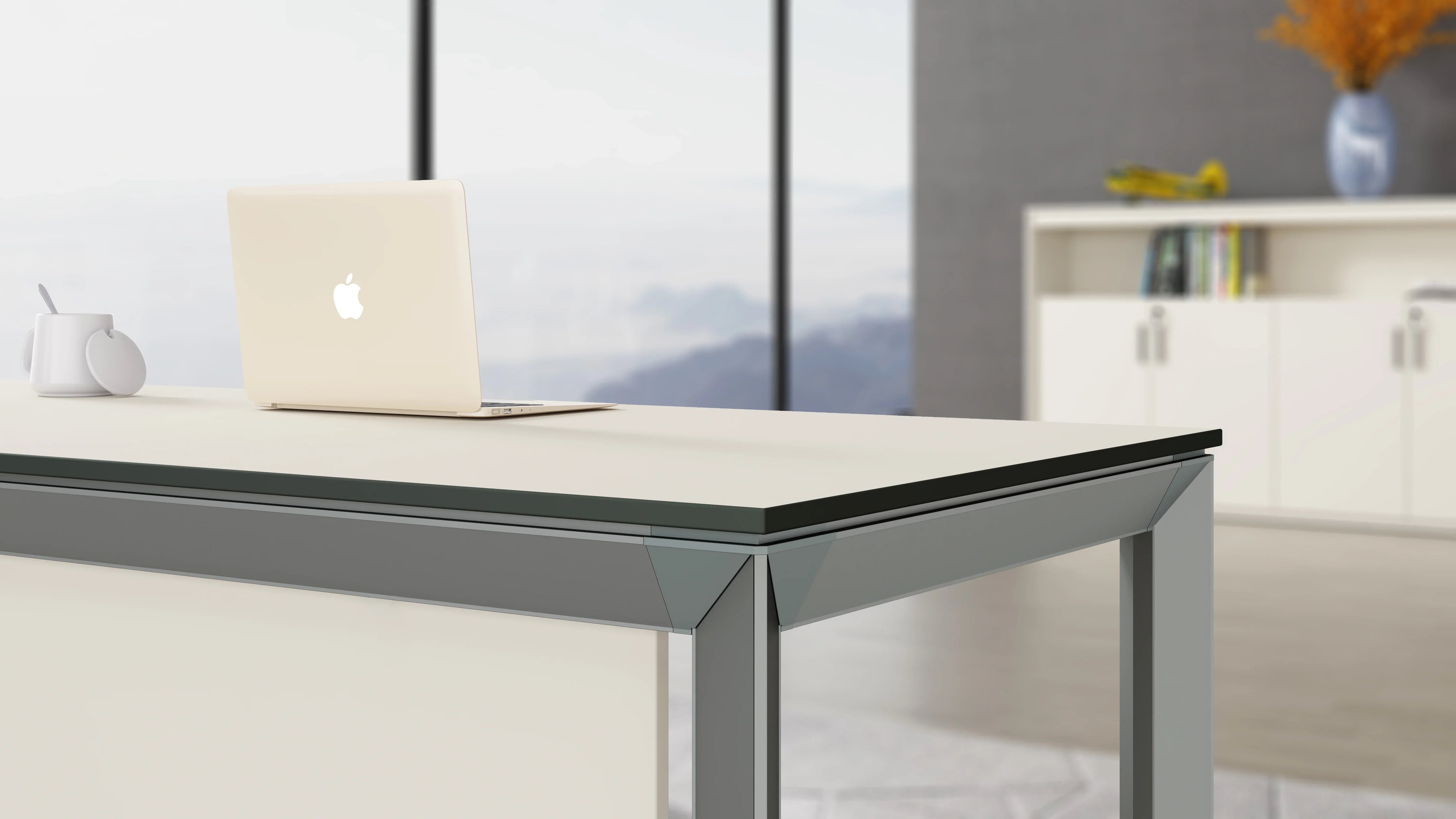 Nova File Cabinet 2.0m -White & Grey