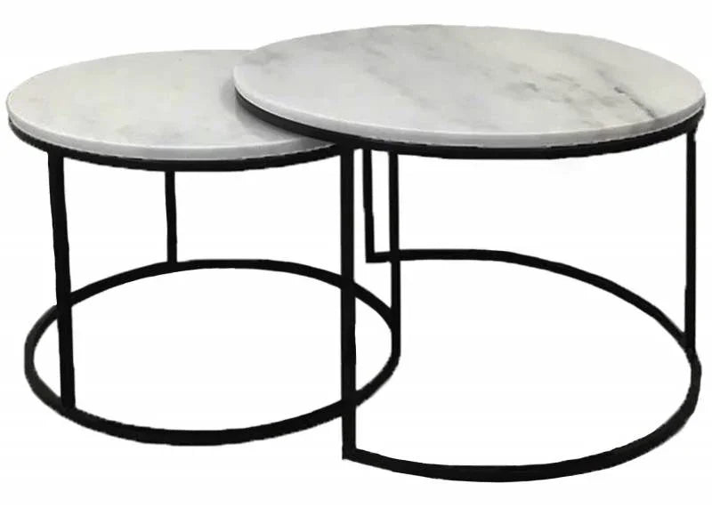 FC Enterprise Coffee Table Black Set of 2
