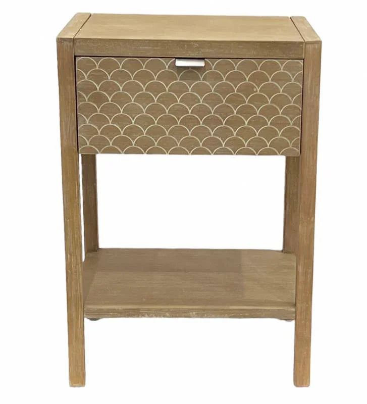 FC Natural Oak Bedside Table