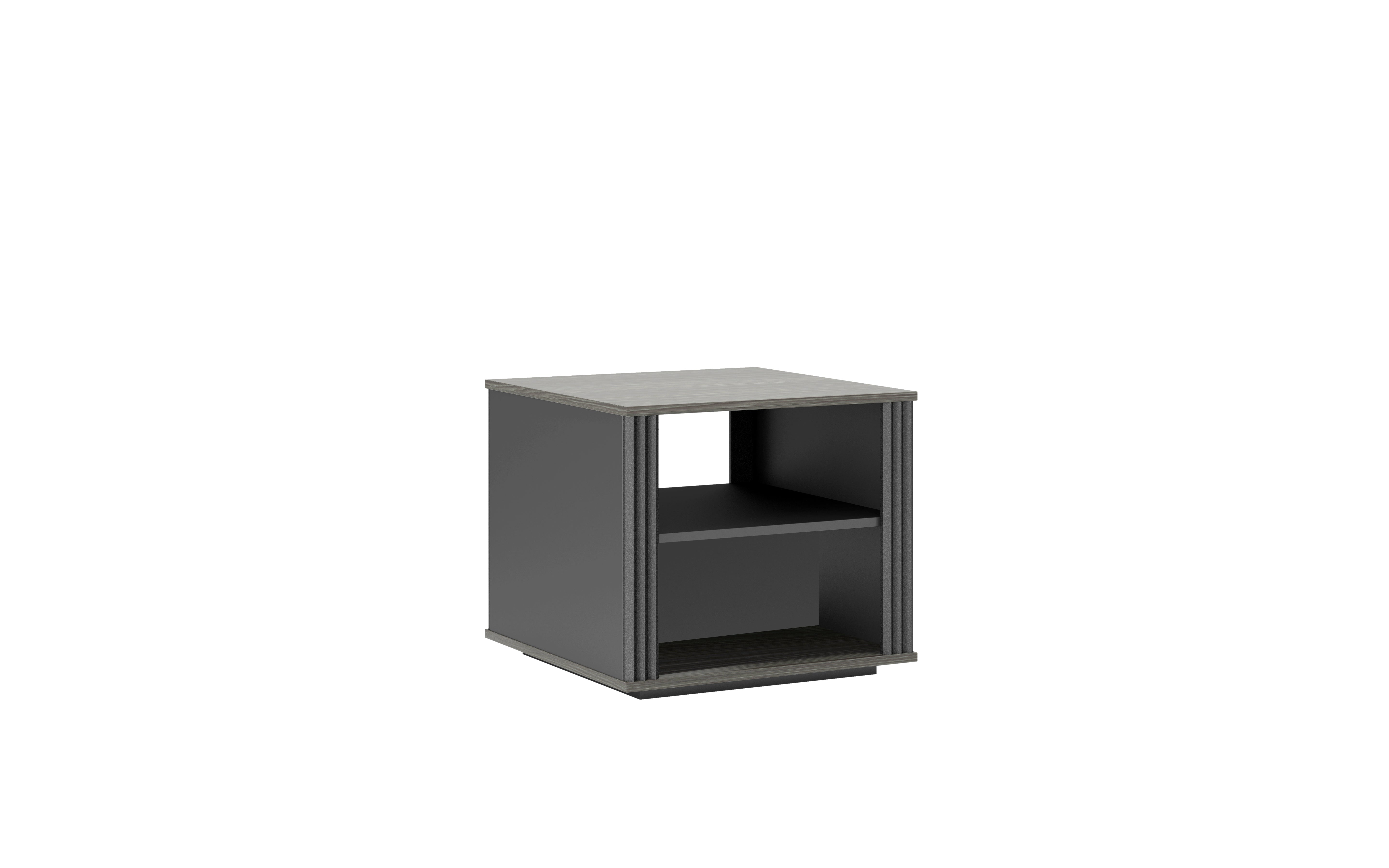 Wrestler End Table 55cm â Wooden Grain Finish