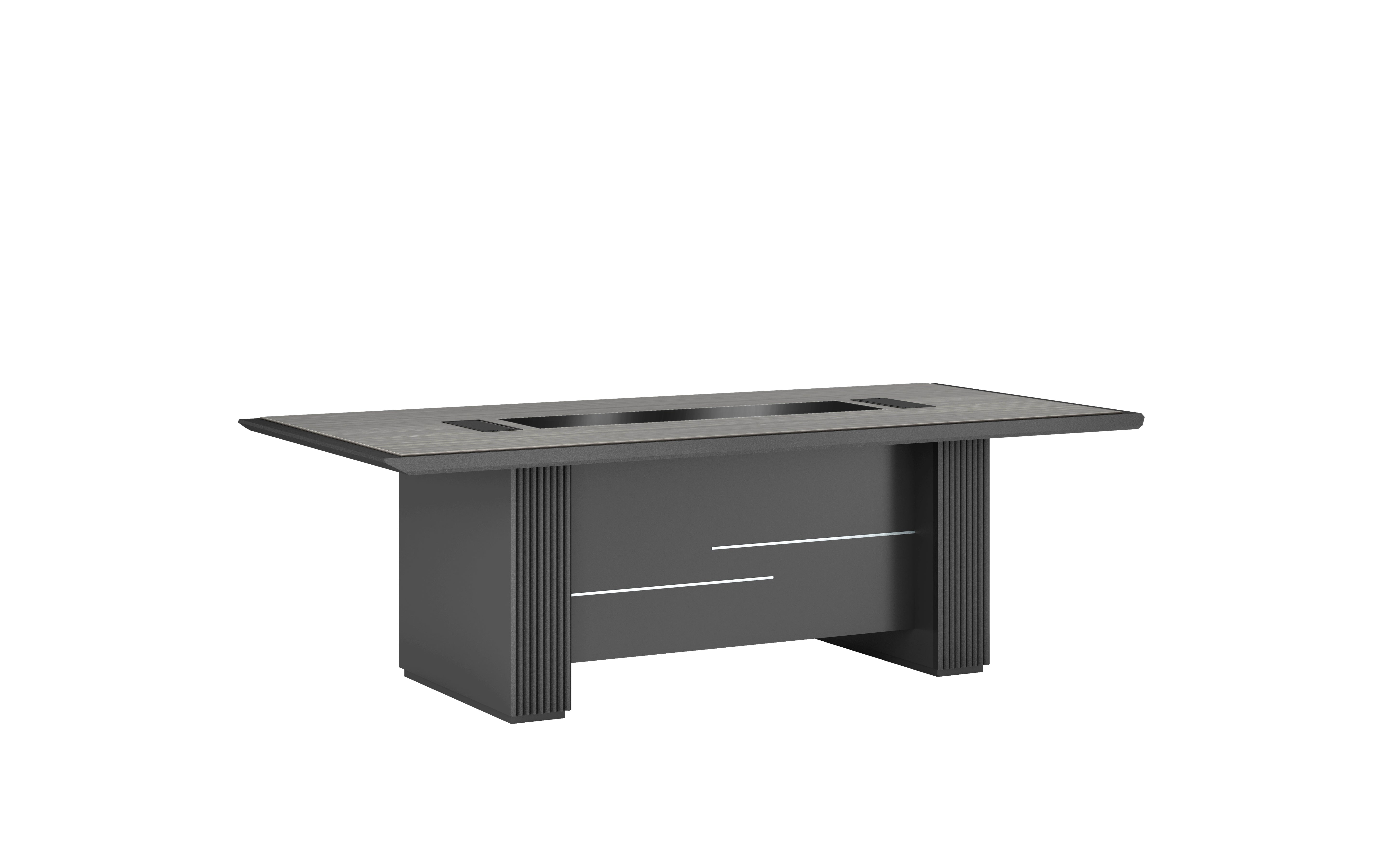 Wrestler Conference Table 2.4m â Wooden Grain Finish