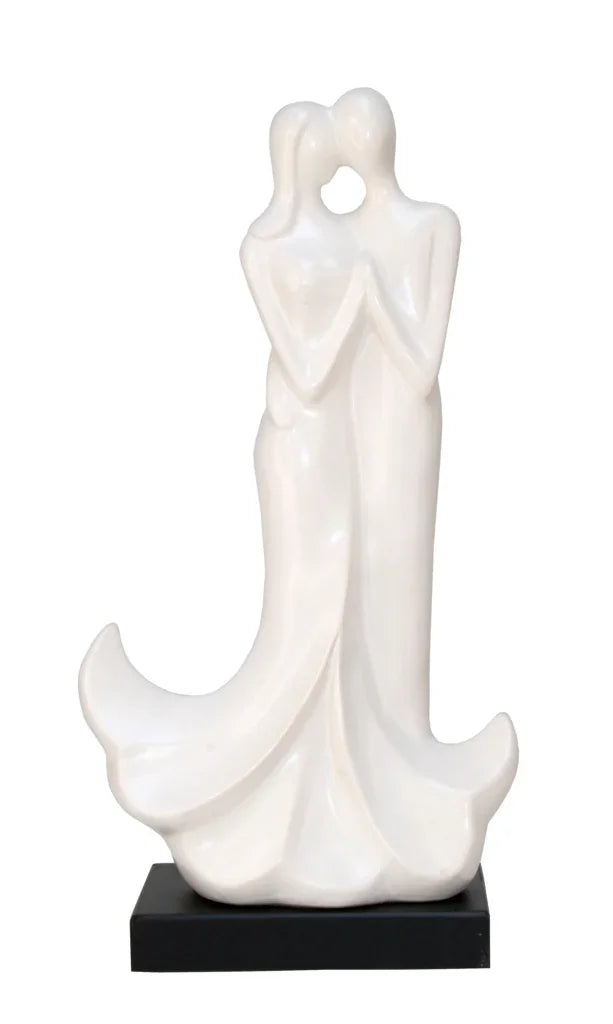 Figurine-Endearing- White 38cm