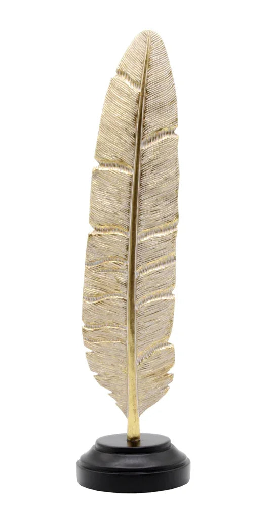 Ornament-Quill-White 38cm