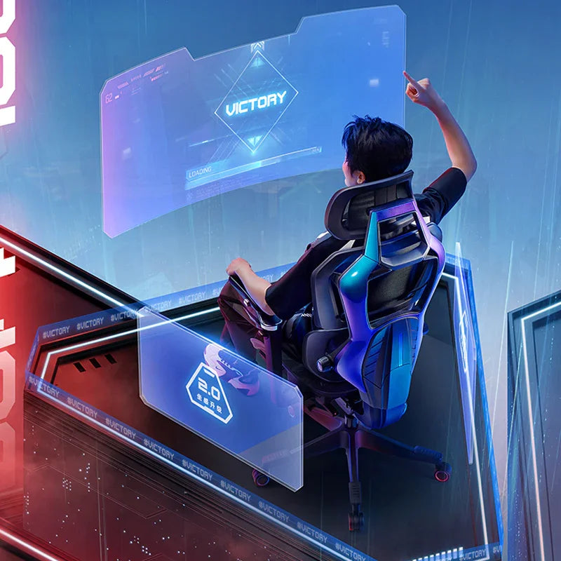 Breezy DuoFlex Synchronized Ergonomic Gaming Mesh Chair– by FC