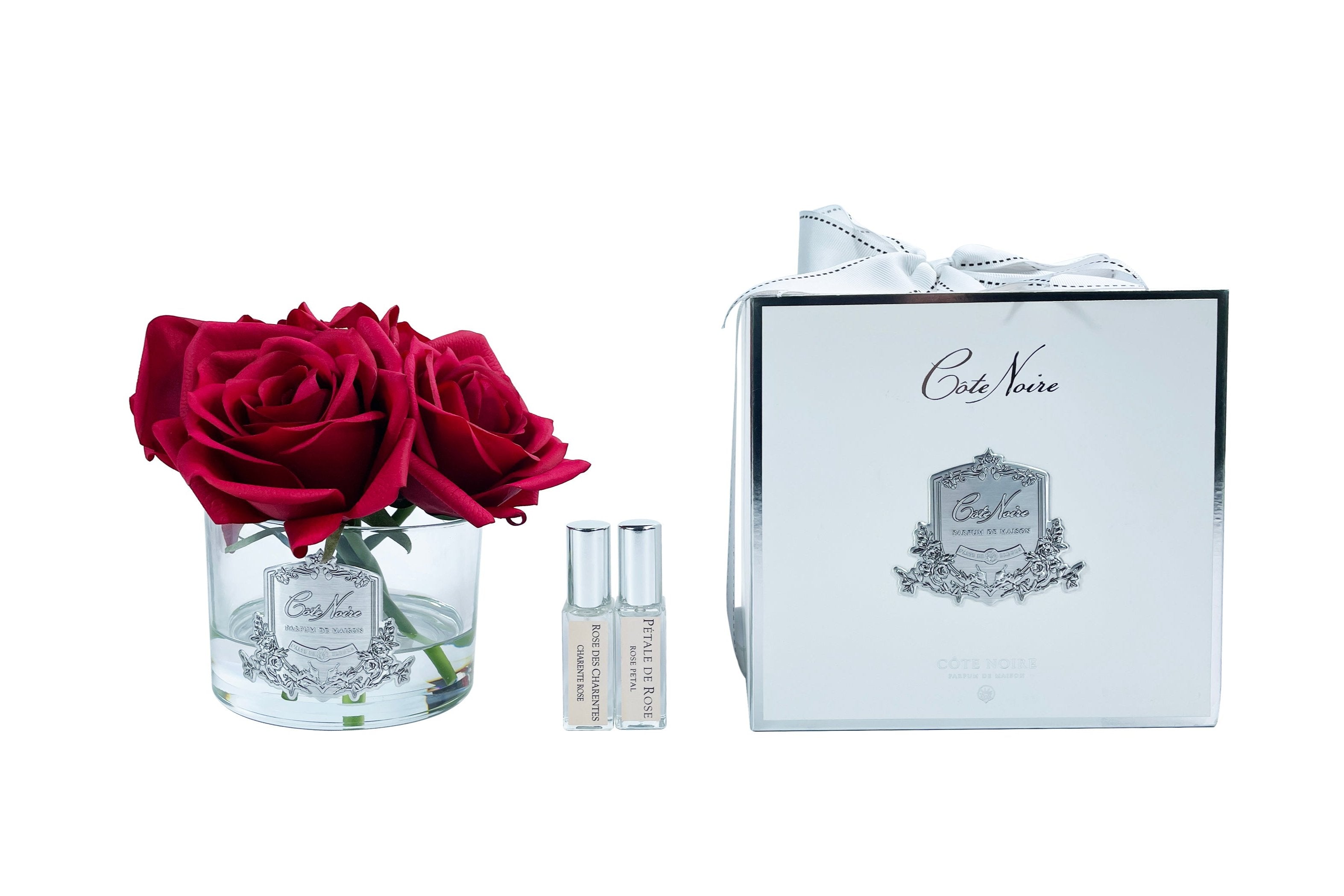 Cote Noire Perfumed Natural Touch 5 Roses - Clear - Red - GMR64