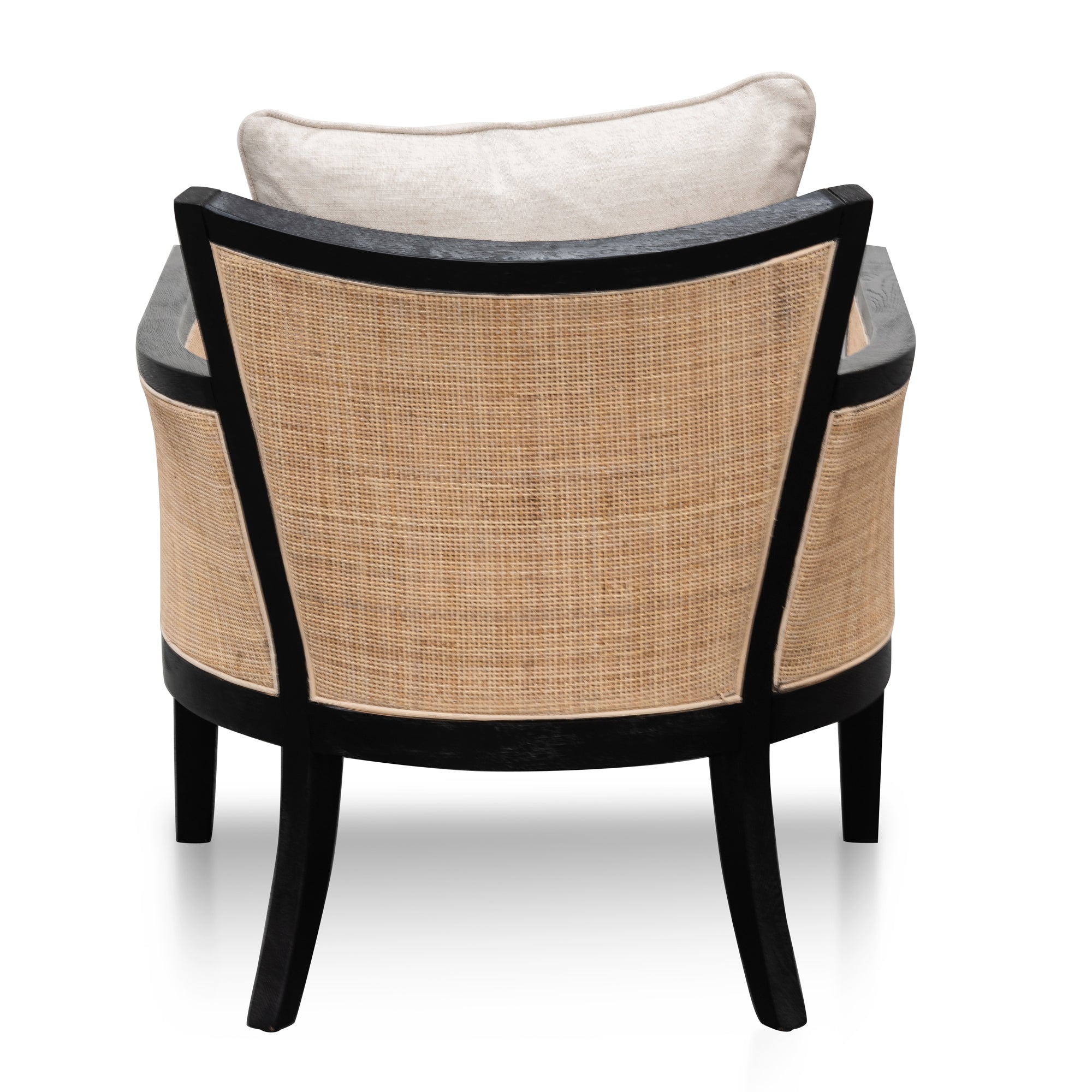 FC Rattan ArmFCair - Black and Sand White