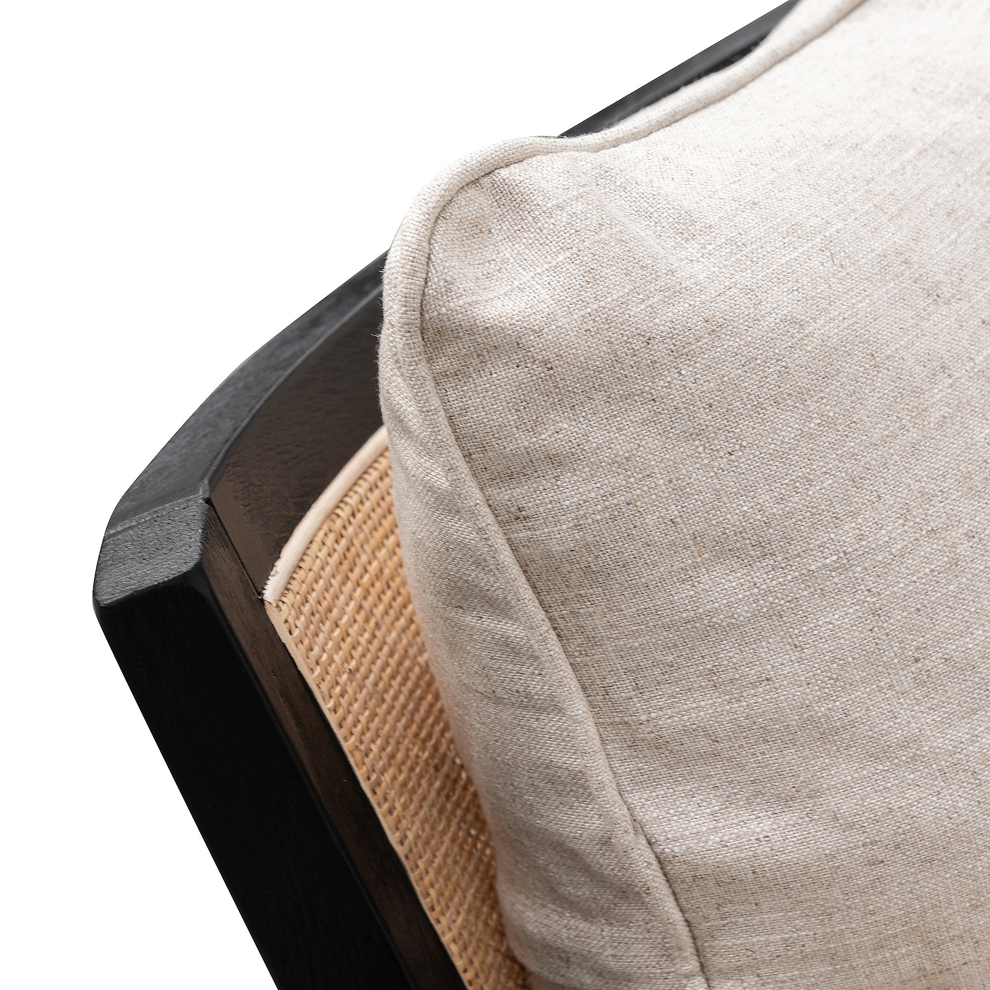 FC Rattan ArmFCair - Black and Sand White