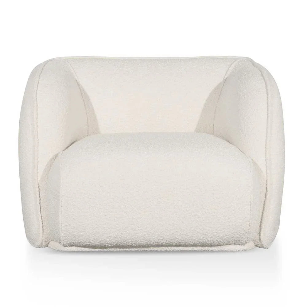 Fabric Armchair - Ivory