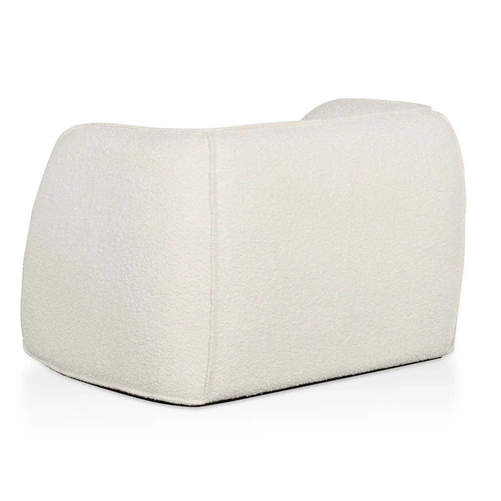Fabric Armchair - Ivory