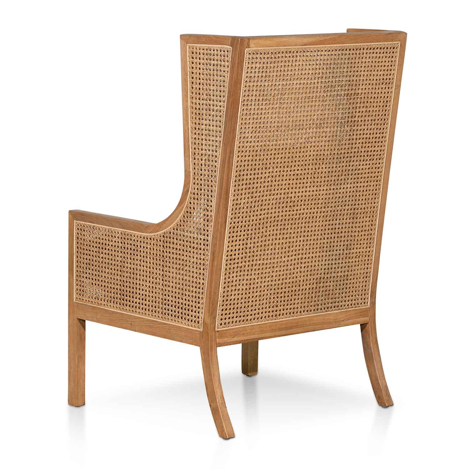 FC Wingback Rattan ArmFCair - Distress Natural - Sand White