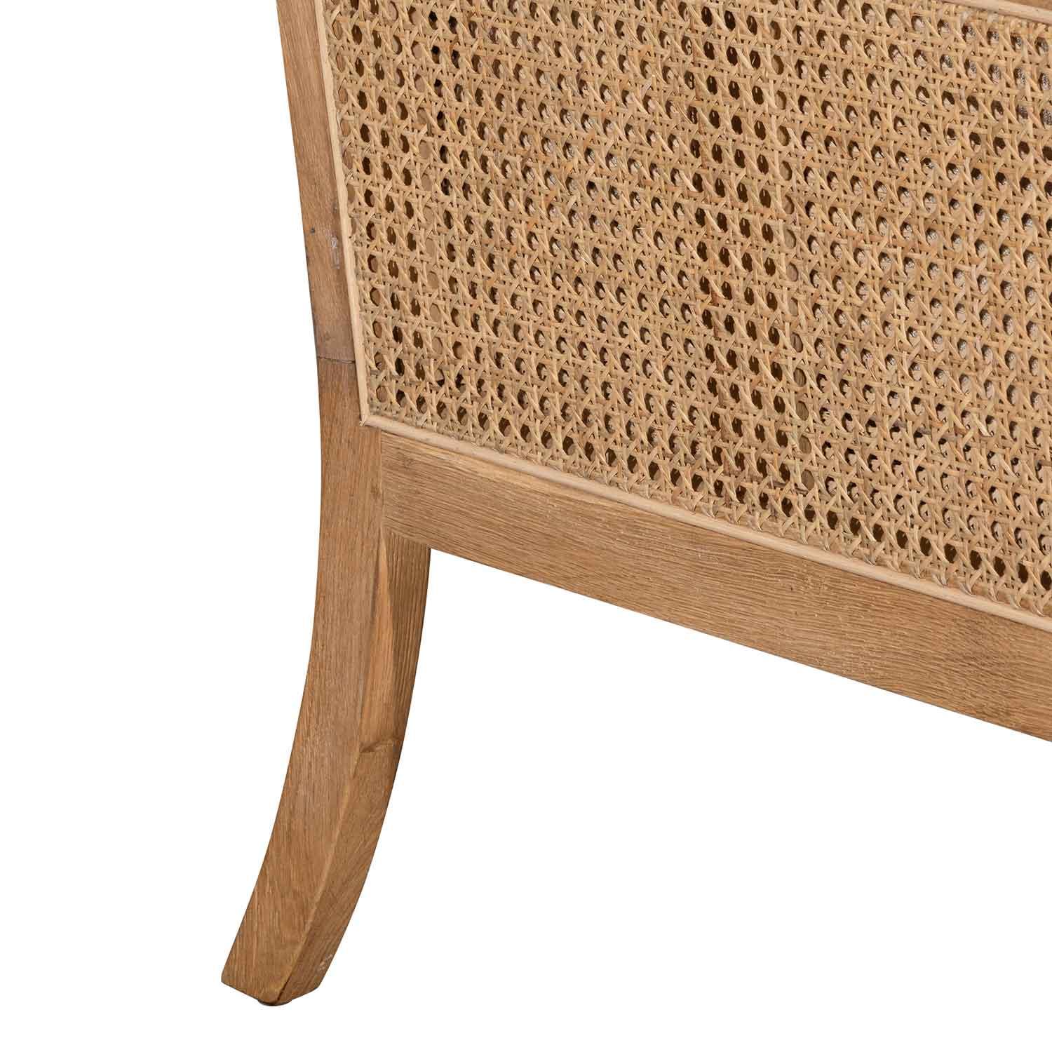 FC Wingback Rattan ArmFCair - Distress Natural - Sand White
